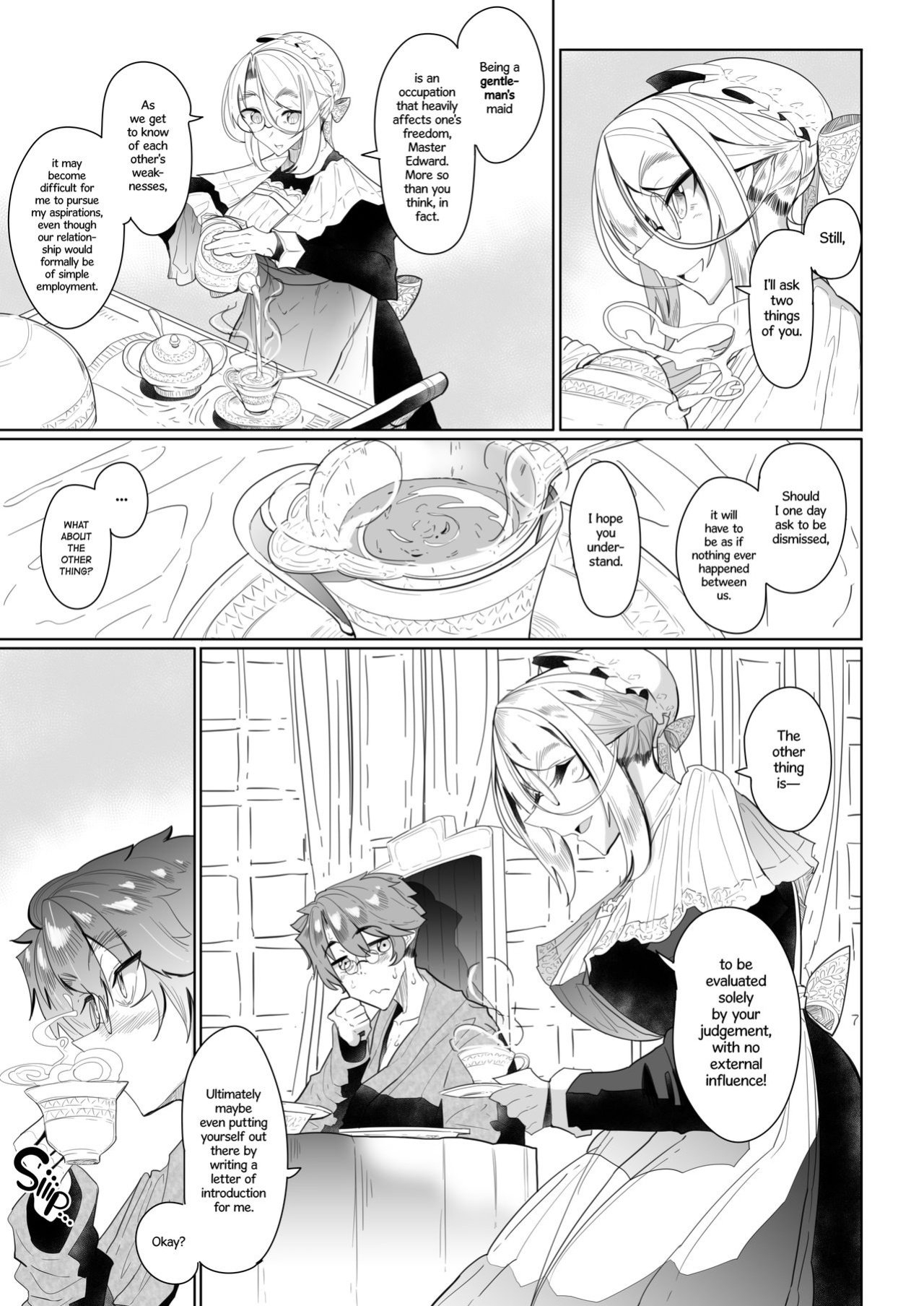 [Metro Notes (Tsumetoro)] Shinshi Tsuki Maid no Sophie-san Soushuuhen | Gentleman’s Maid Sophie: Compilation 1