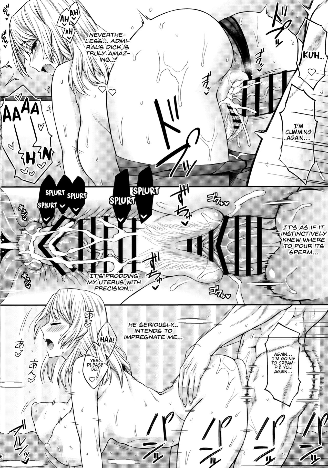 (C100) [Umi Neuron (Umi Neuron)] Houston-san to Kodzukuri o Ippai Ganbaru Ohanashi. | A story about tireless baby-making efforts with Houston (Kantai Collection -KanColle-) [FMLTranslations]