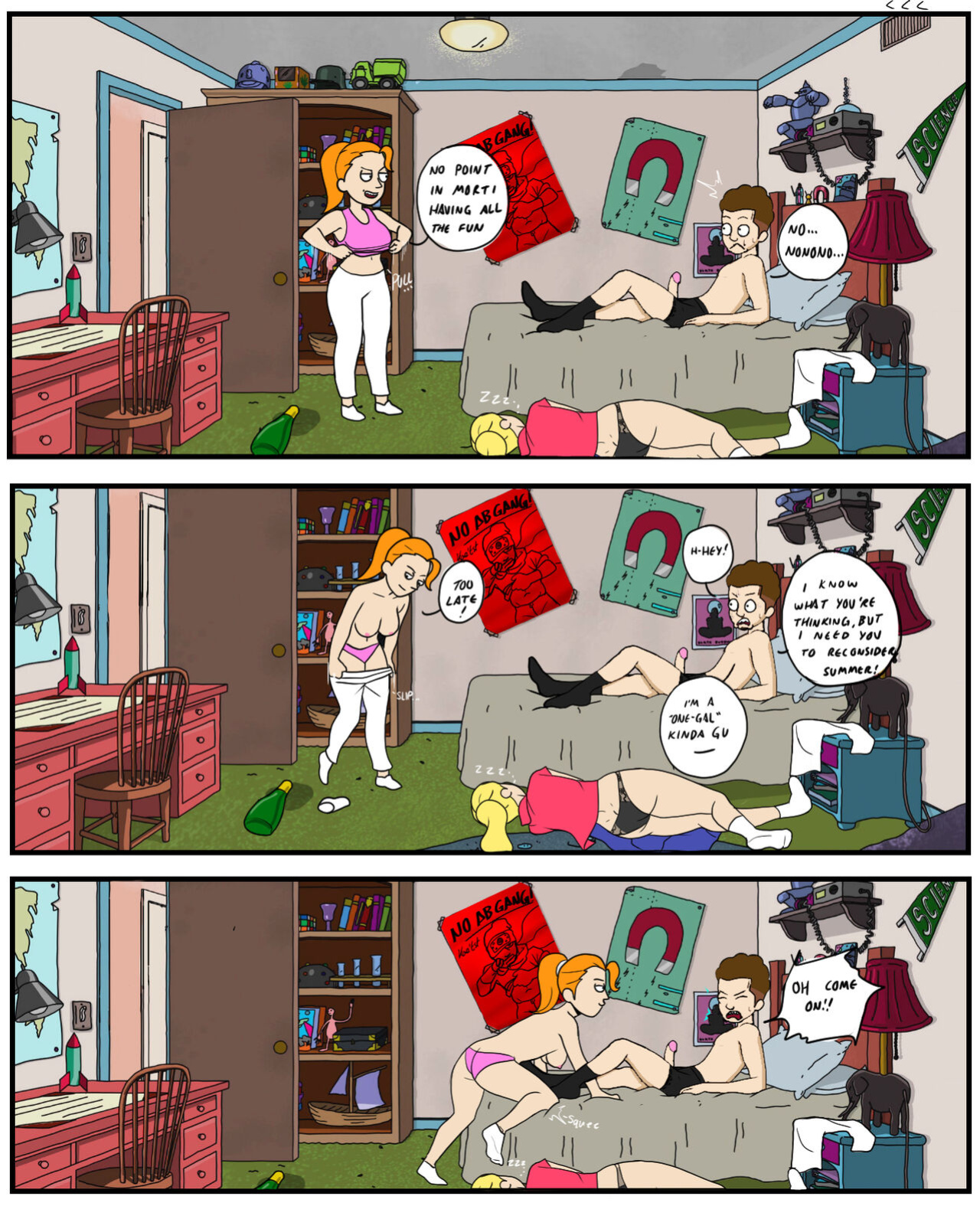 [Kae'Est] Aw Jeez (Rick and Morty) - Bleached Edit