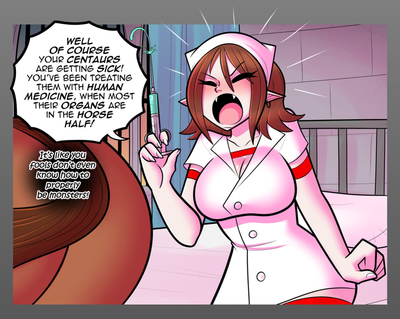 [TheTransformistress] Rehabilitation of a Hero: The Nurse