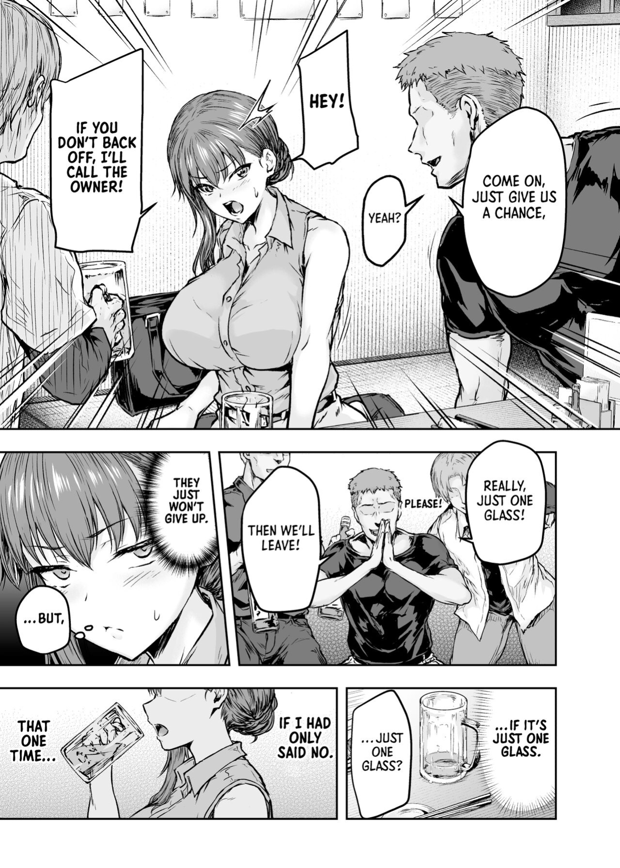 [Sazareito (Ohnaka Ito)] Watashi... Kaerare Chaimashita. -AroThir OL ga Yarichin Daigakusei-tachi no Chinpo ni Dohamari suru made- [GunsAndGravy]