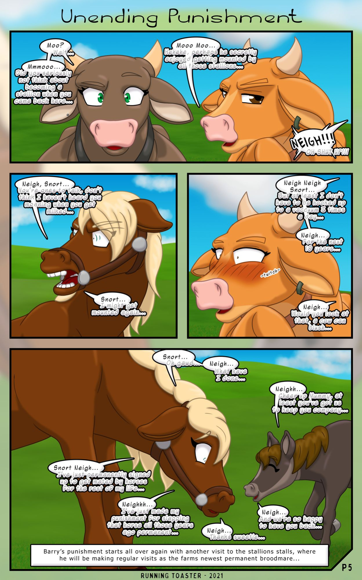 [RunningToaster] Mounting Up Punishment Series (complete with extras)