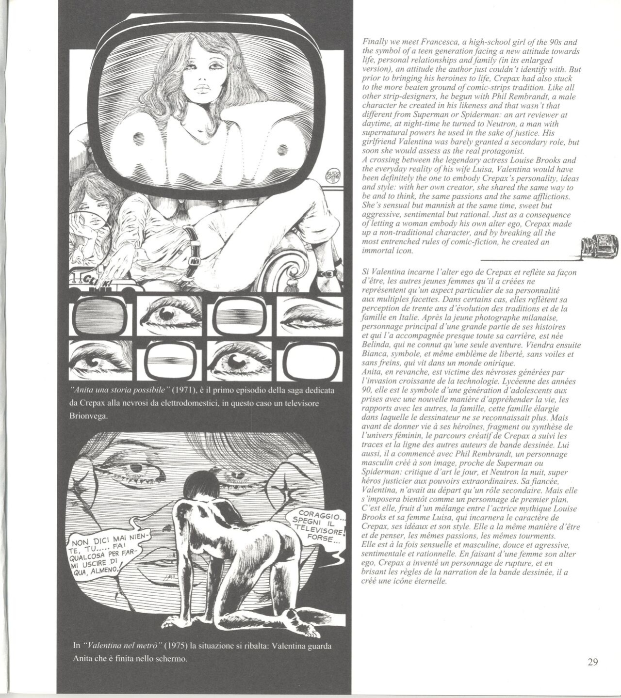 Crepax Portrait d'un Artiste (EN) (IT) (FR)