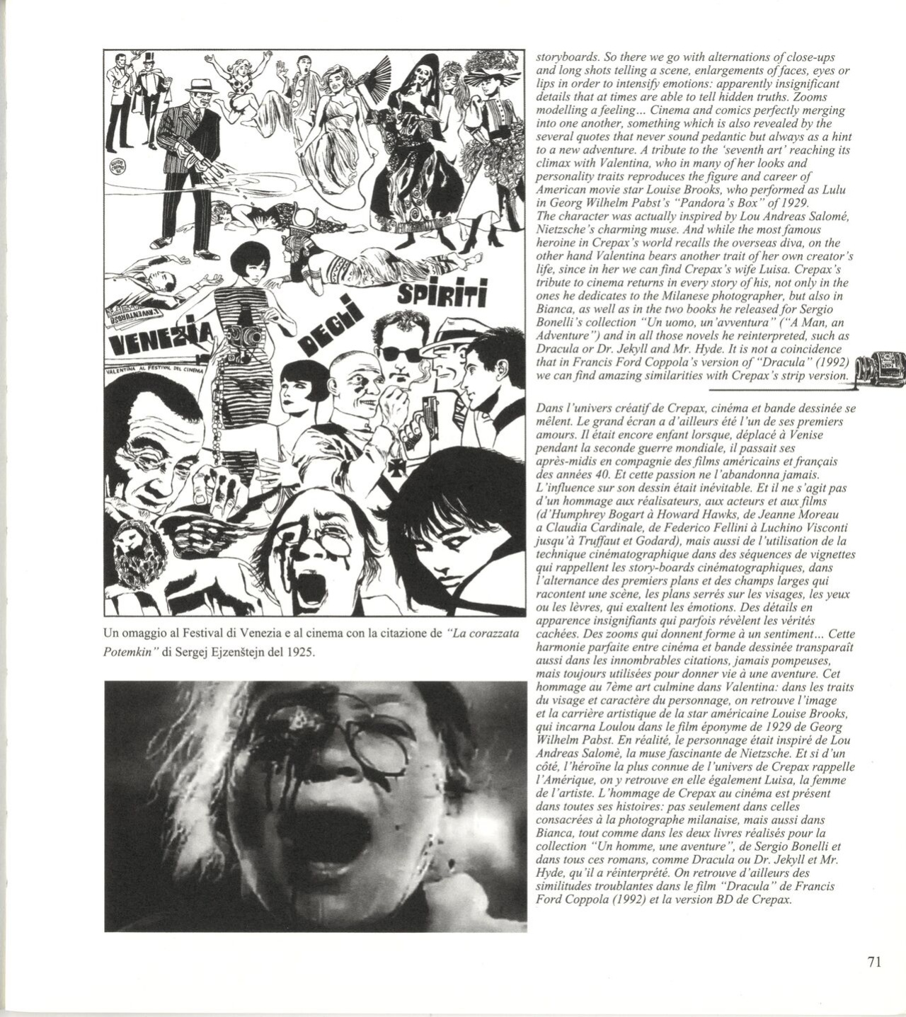 Crepax Portrait d'un Artiste (EN) (IT) (FR)