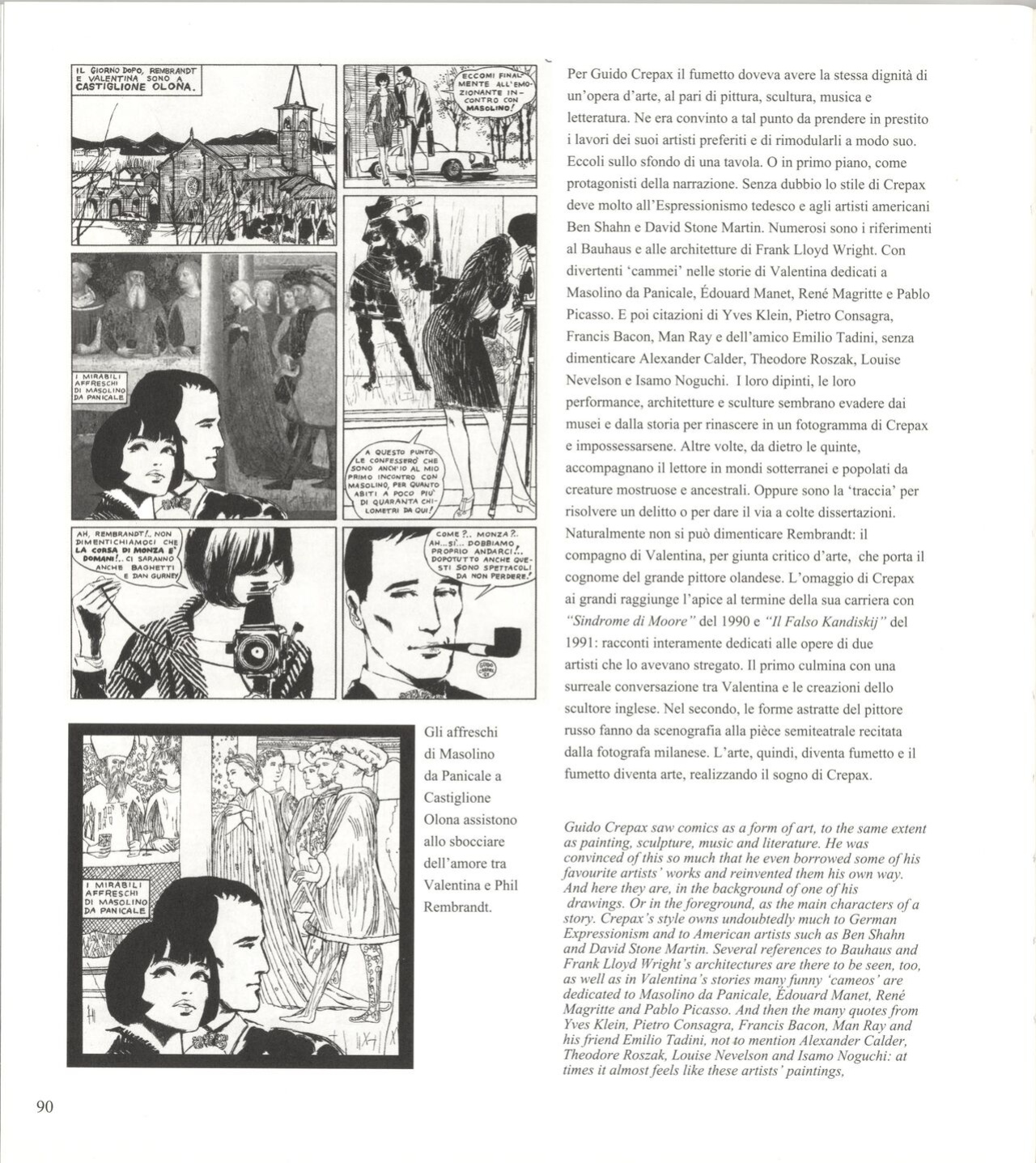 Crepax Portrait d'un Artiste (EN) (IT) (FR)