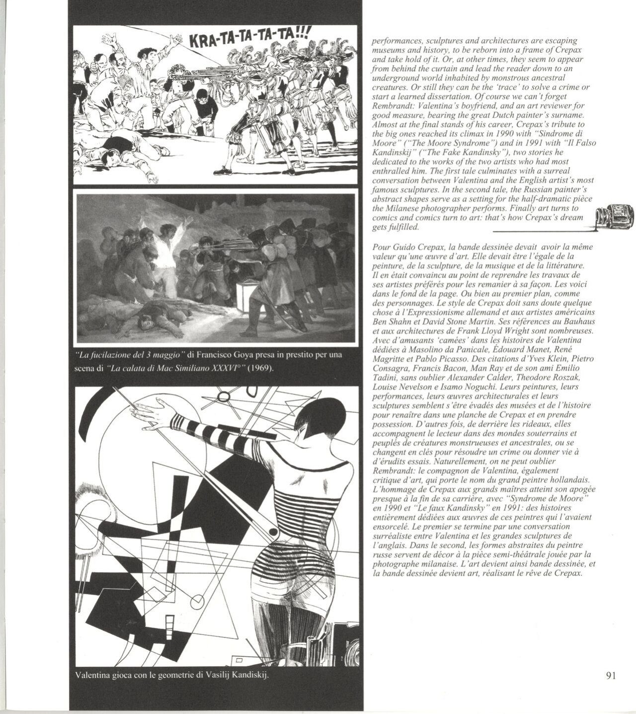 Crepax Portrait d'un Artiste (EN) (IT) (FR)