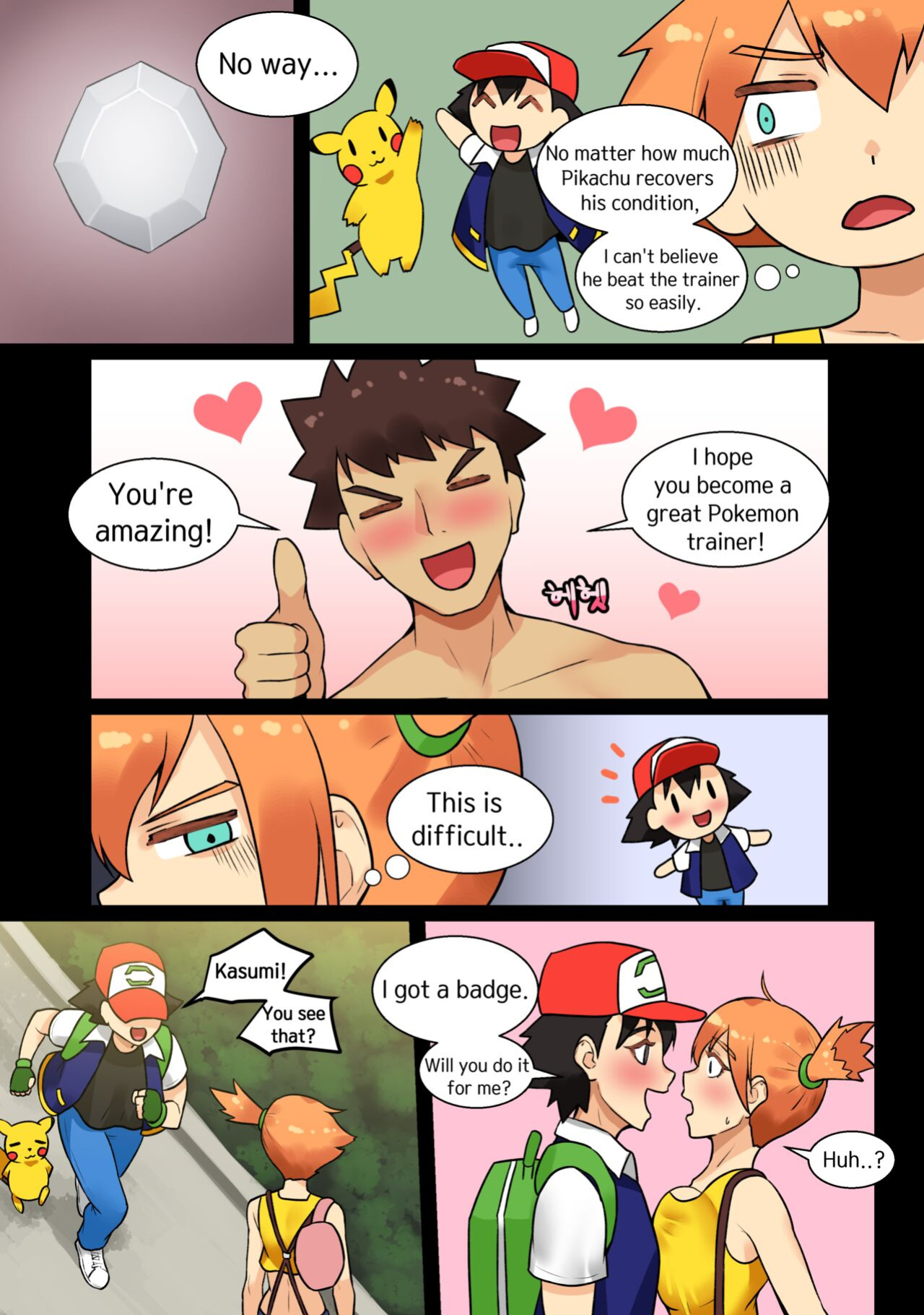 Ash x Misty (Trip with Pikachu 1- 5) HSD