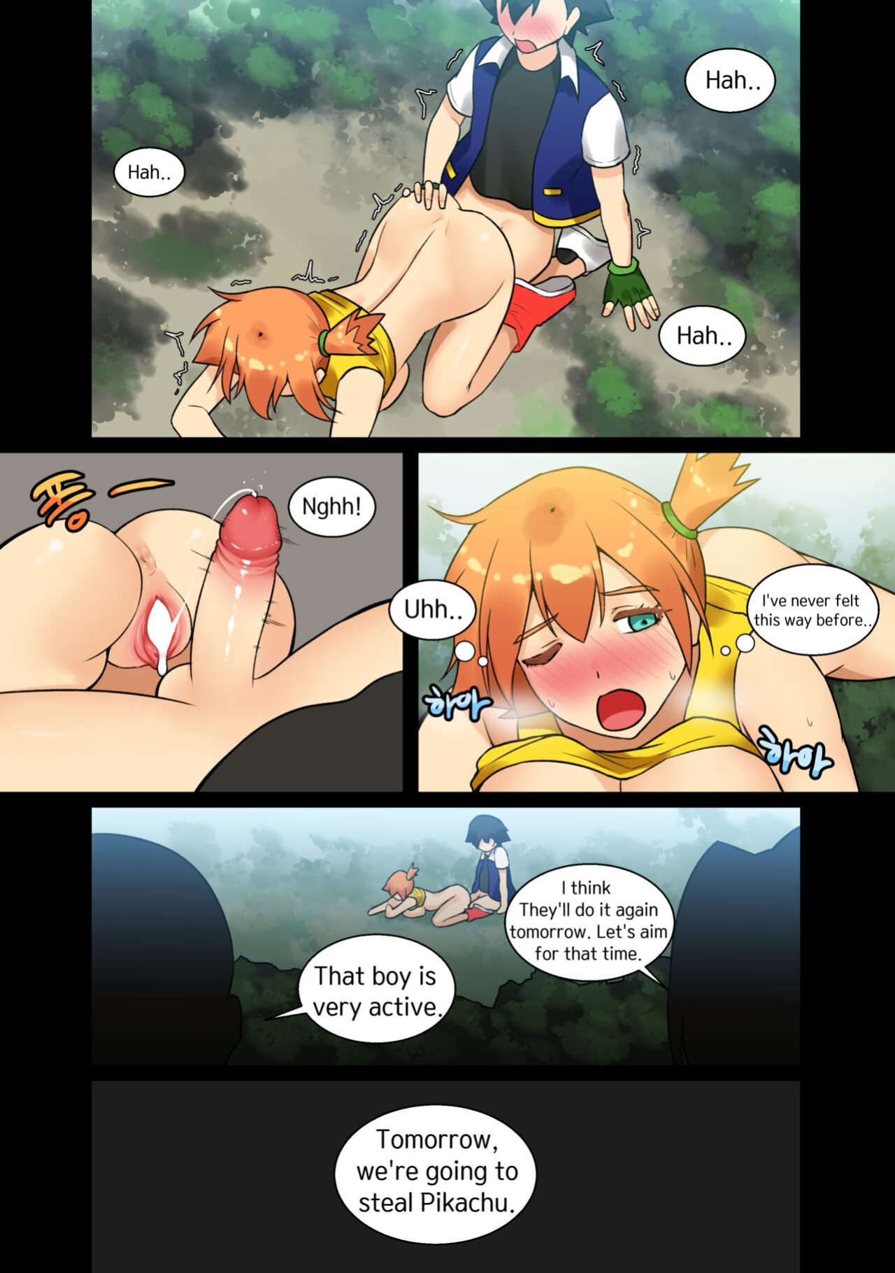 Ash x Misty (Trip with Pikachu 1- 5) HSD