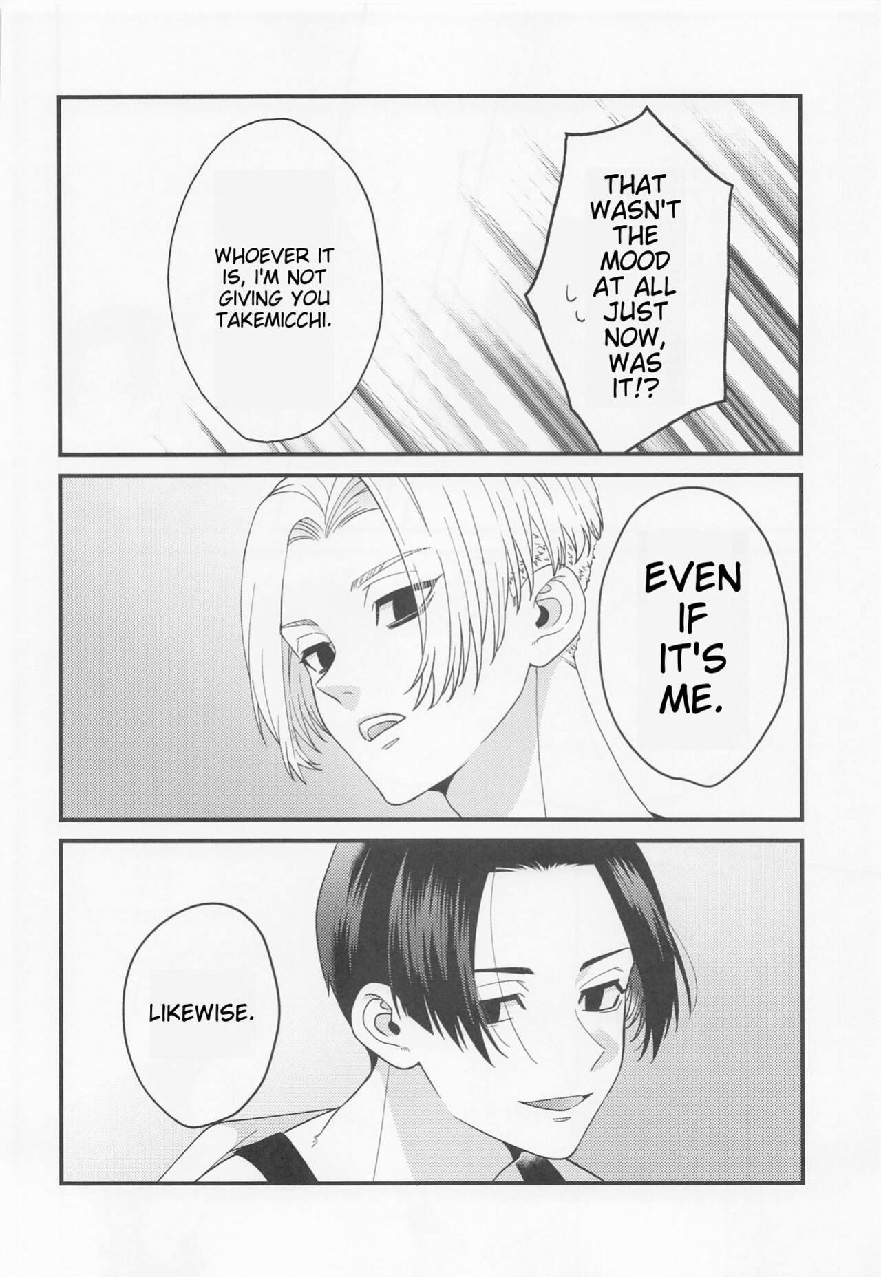 [3-banme no Yoru (nox)] Shirokuro Tsuketai! | I Want to Wear Black and White! (Tokyo Revengers)