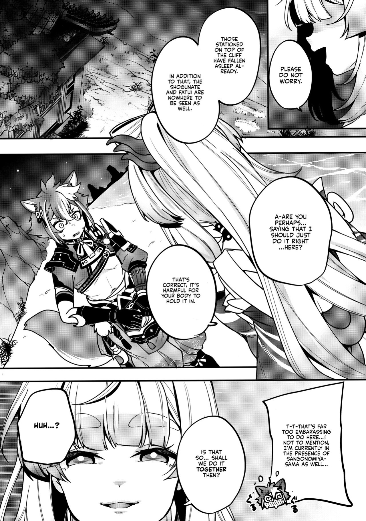 (C100) [Nita Ken (Sendou Hachi)] Sangonomiya-sama!! (Genshin Impact) [Kyuume]