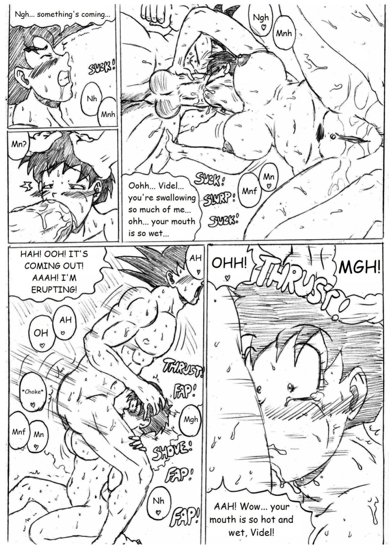 [TheWriteFiction] DRAGONBALL NTR 10 - Scrubdown - Goku X Videl Doujinsh