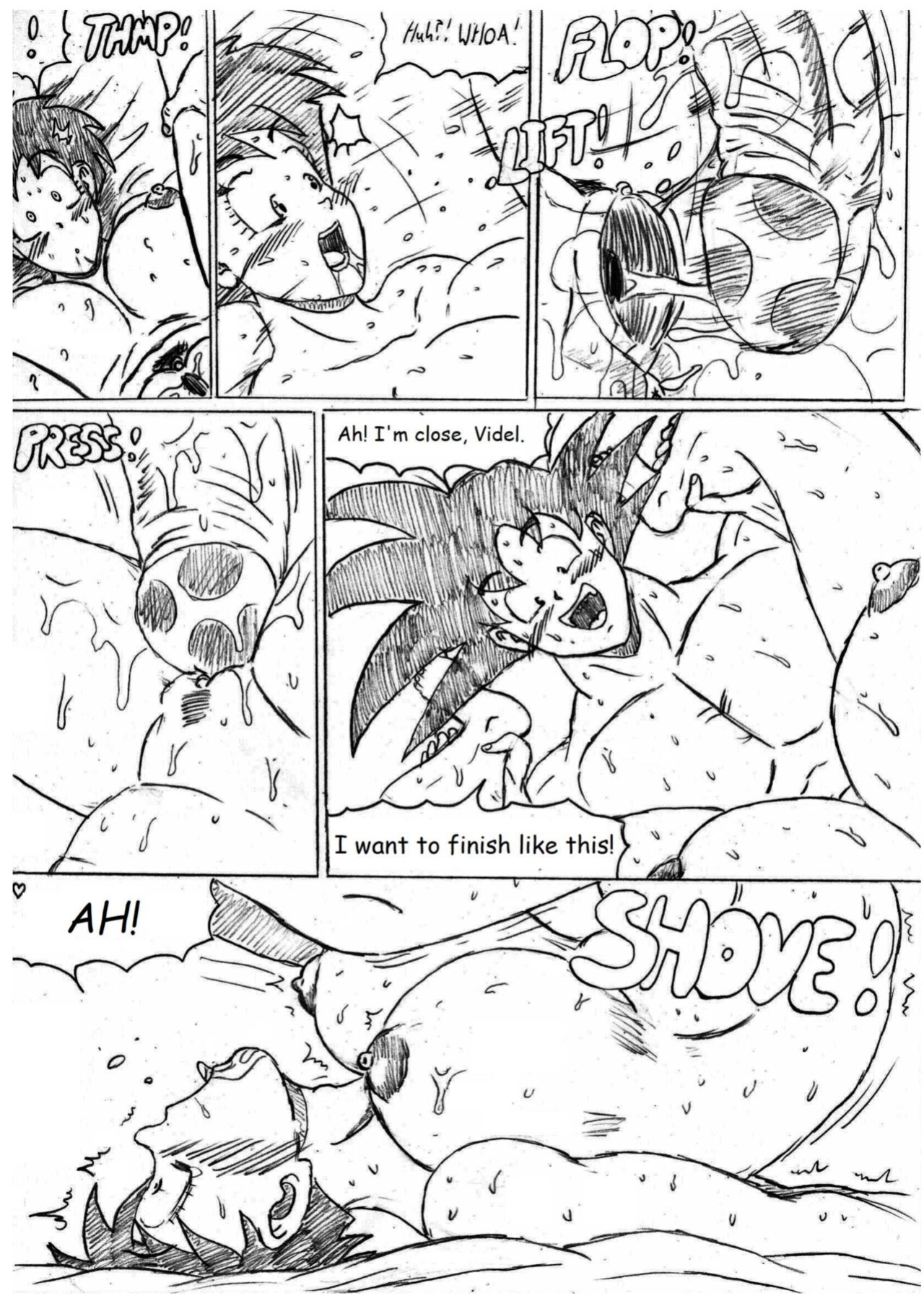 [TheWriteFiction] DRAGONBALL NTR 10 - Scrubdown - Goku X Videl Doujinsh