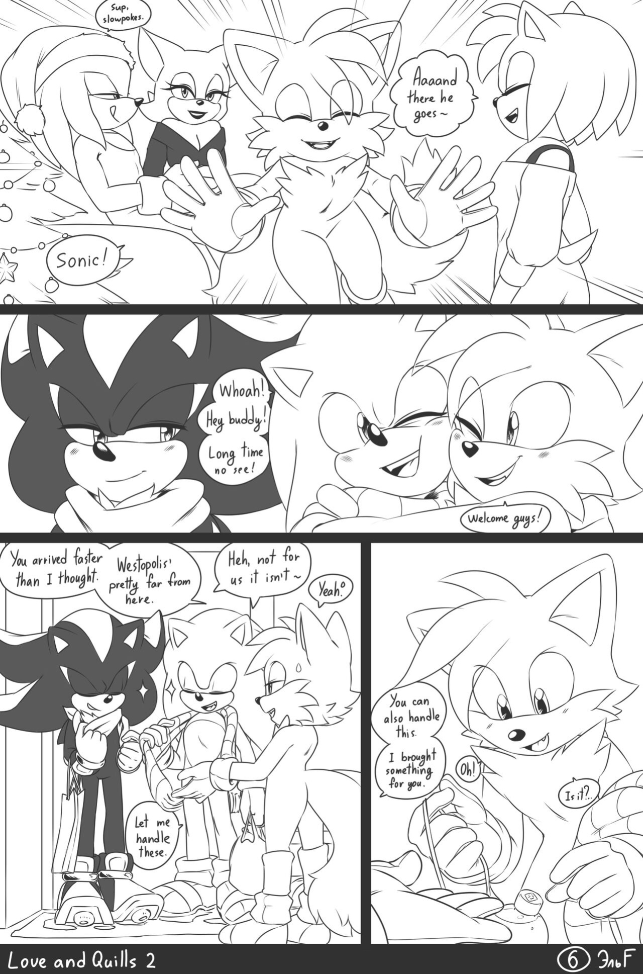 [Krazyelf] Love and Quills 2 (Sonic the Hedgehog) (+extras)