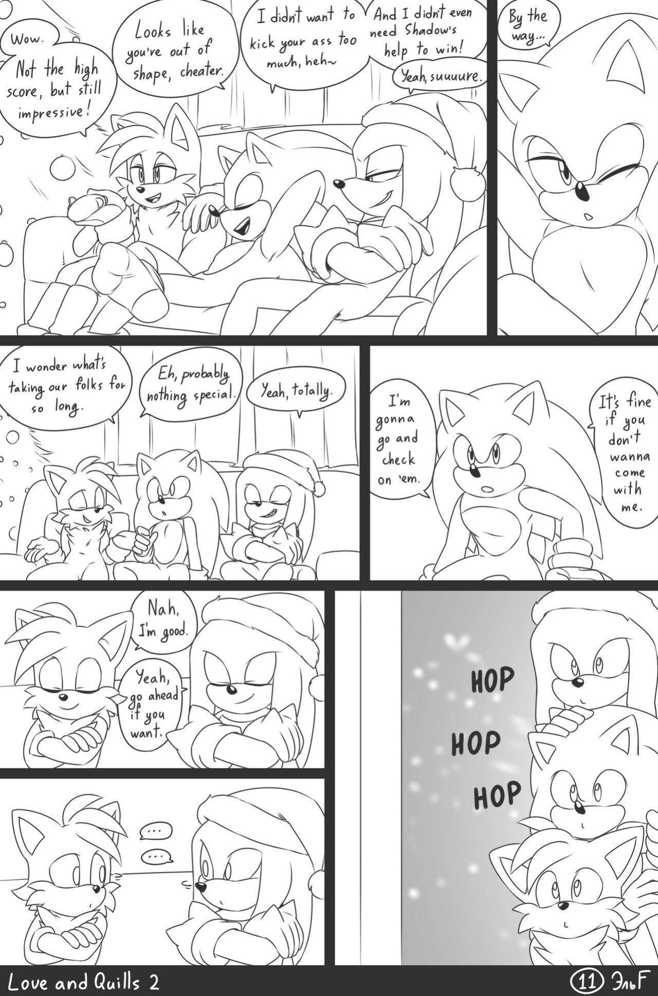 [Krazyelf] Love and Quills 2 (Sonic the Hedgehog) (+extras)