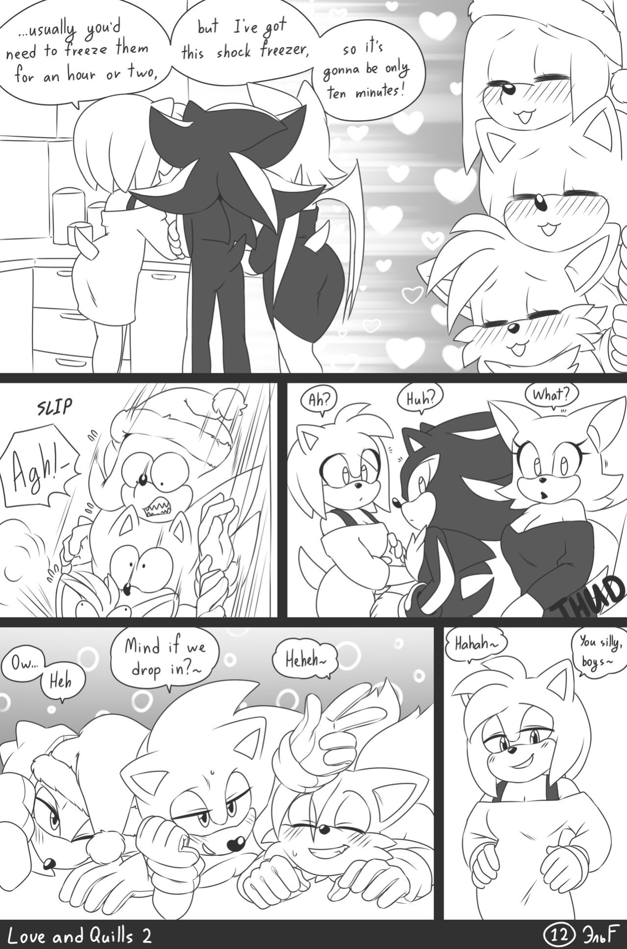 [Krazyelf] Love and Quills 2 (Sonic the Hedgehog) (+extras)