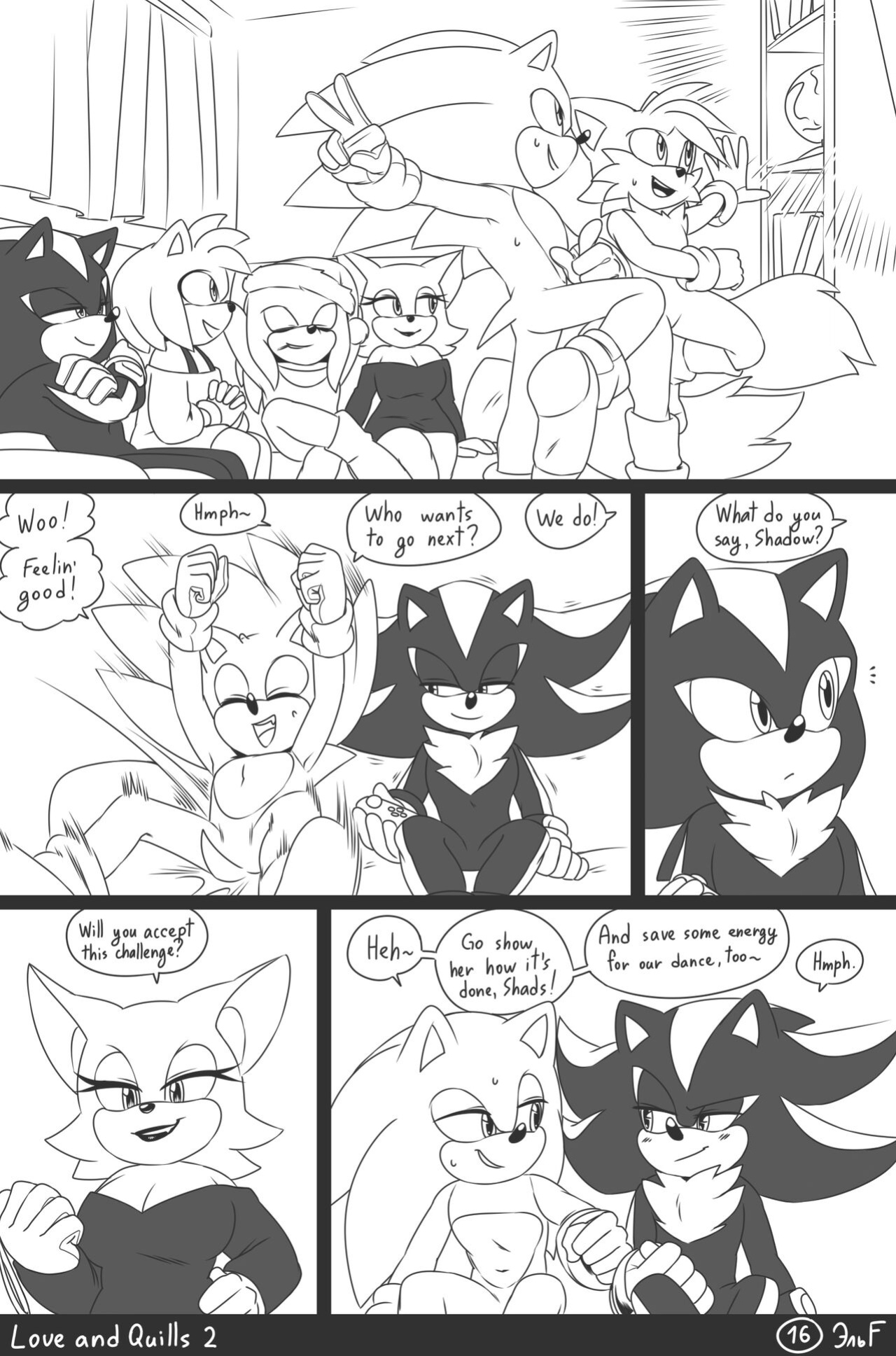 [Krazyelf] Love and Quills 2 (Sonic the Hedgehog) (+extras)