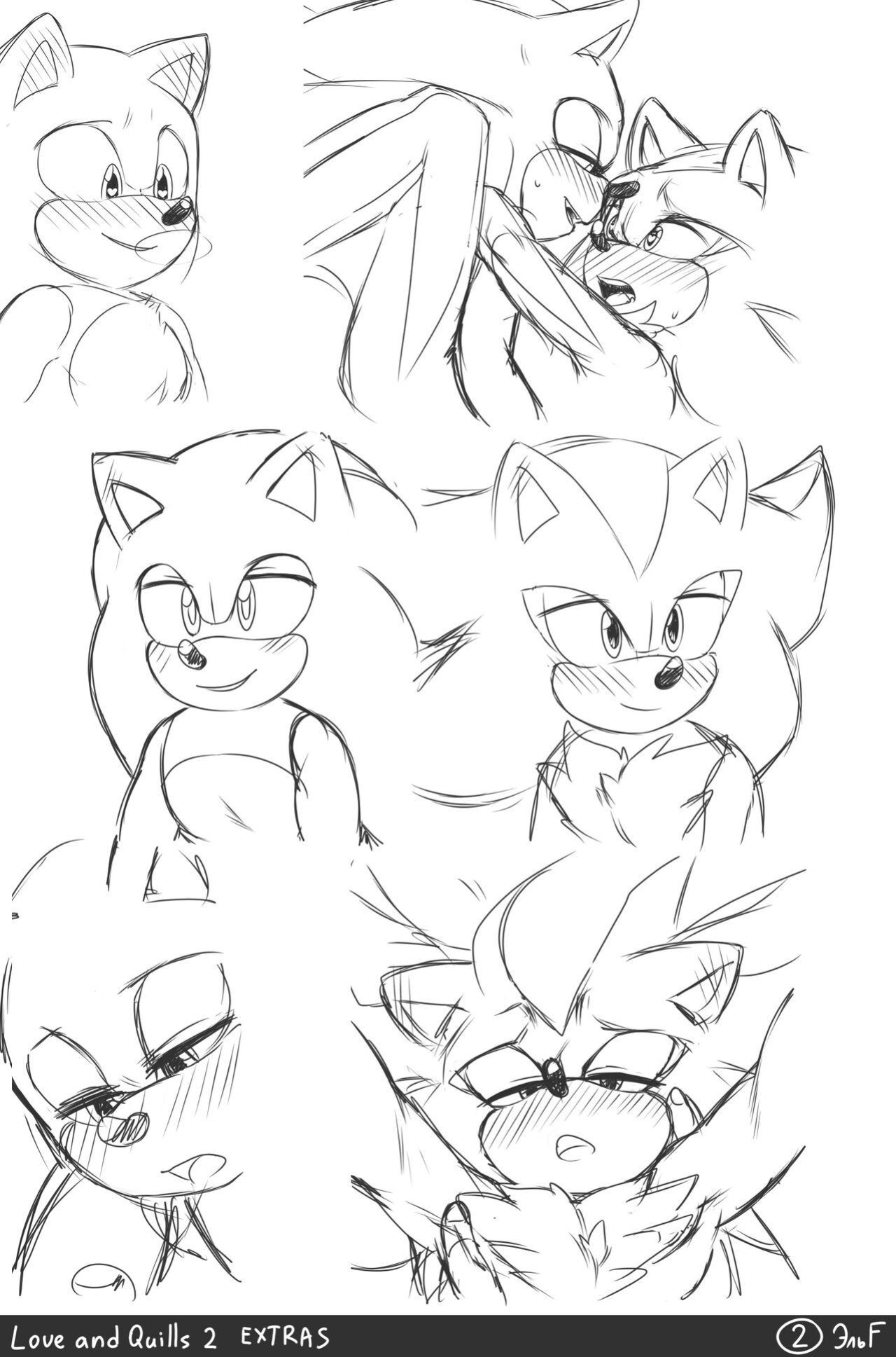 [Krazyelf] Love and Quills 2 (Sonic the Hedgehog) (+extras)