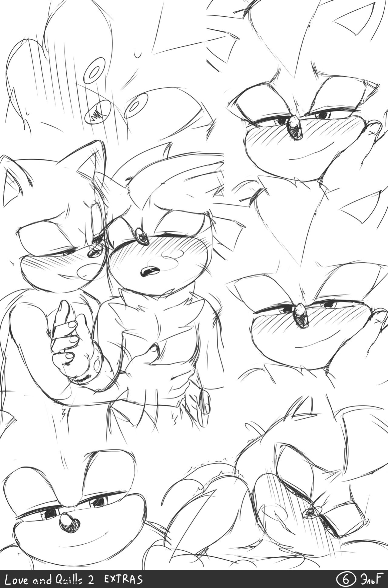 [Krazyelf] Love and Quills 2 (Sonic the Hedgehog) (+extras)