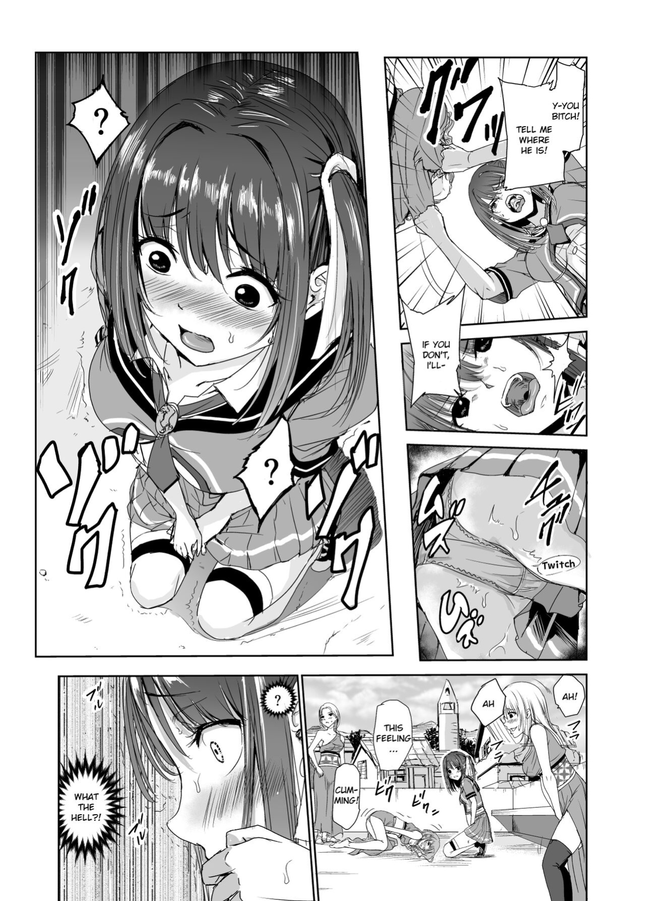 [Raid Socks (Tricky)] Tsuyagari Mura 2 ~Kareshi o Mamoru Tame Hikyou no Mura de Kyousei Gohoushi & NTR Sex~ [RuruScanlations]