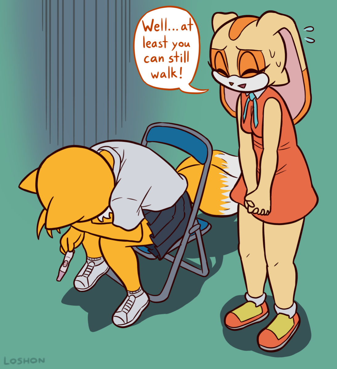 [Loshon] Cream x Tailsko 2 (Sonic the Hedgehog)