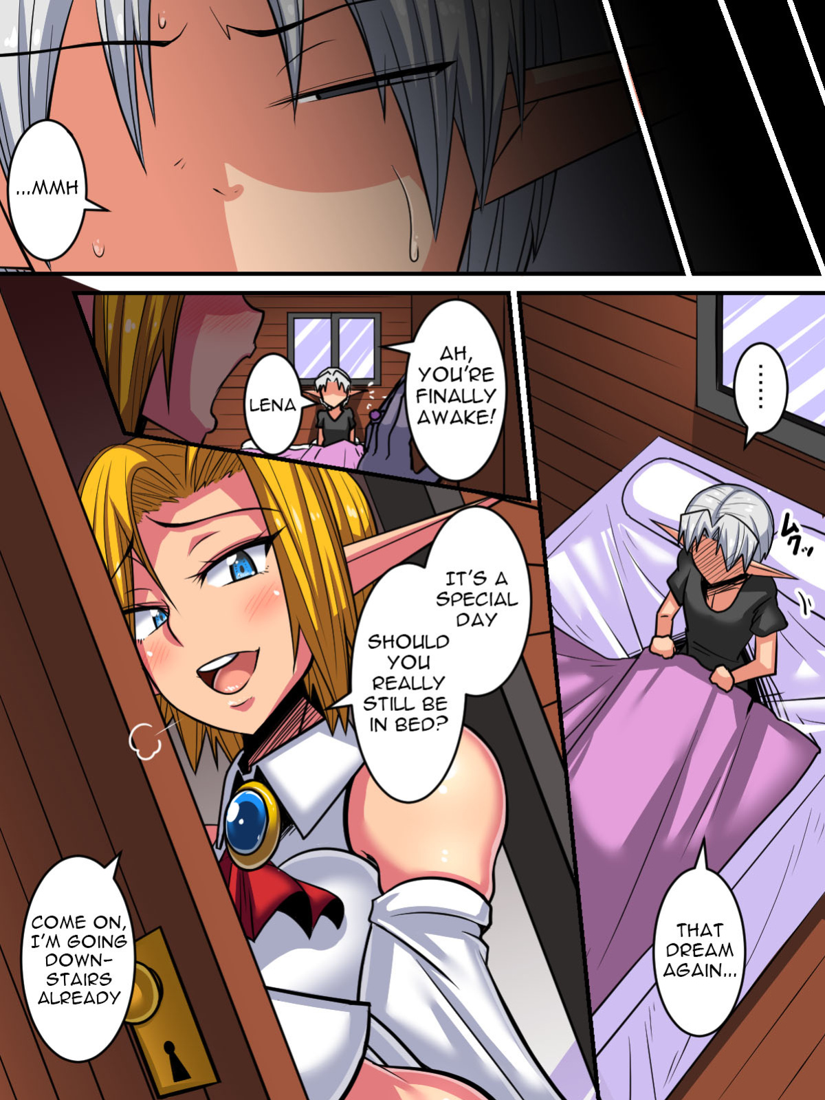 [Haneinu] Elf Oyako to Pakopako Ibunka Kouryuu! ~Oyako Haramase Hen~ | A Sexual Culture Exchange With An Elf Mom And Daughter ~Impregnating Mother And Daughter Edijtion~