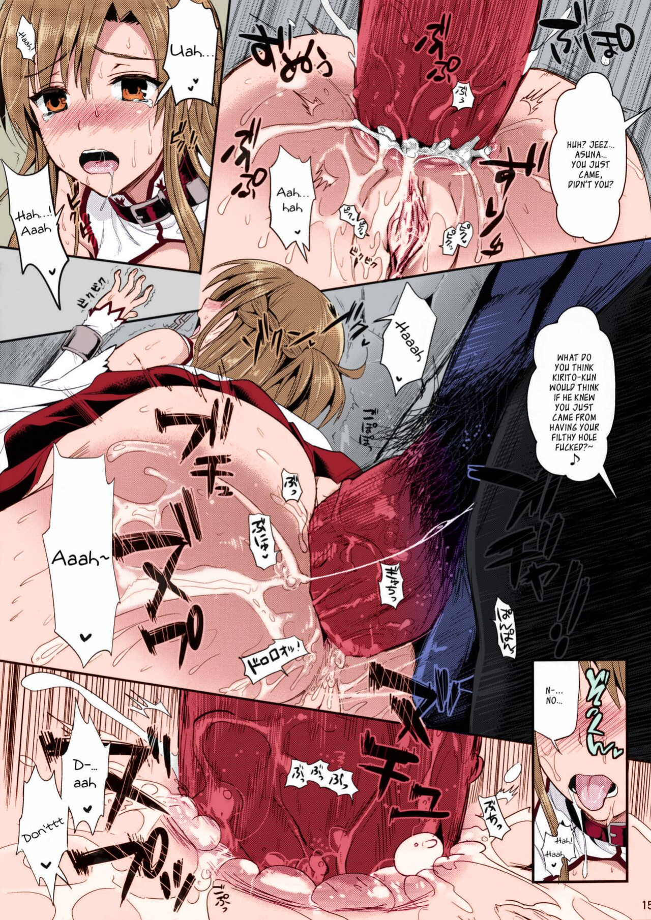 [YURIRU-RARIKA (Kojima Saya, Lazu)] Shujou Seikou II β | Captive Sex II β (Sword Art Online) [decensored] [Ragdoll] [Nakitah] [Colorized]