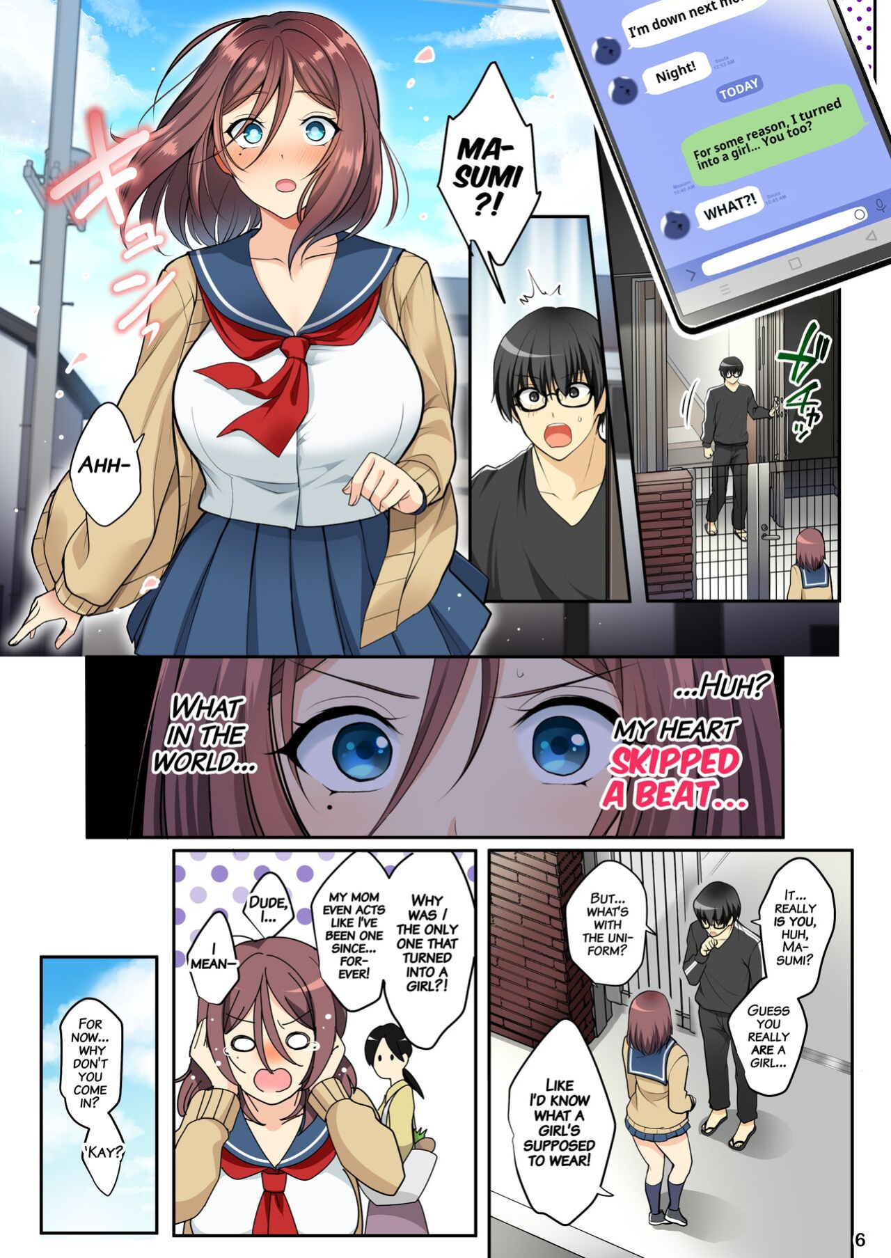 [Kakukonoka (Menoko)] Ore o Onna ni Shita Yuujin ni Nyotaika shita Karada o Sukikatte sareru | The Time My Friend Turned Me Into His Girl Lover and Plaything [Saint Quartz Scans]
