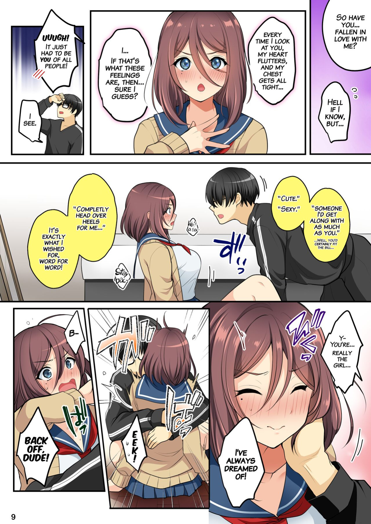 [Kakukonoka (Menoko)] Ore o Onna ni Shita Yuujin ni Nyotaika shita Karada o Sukikatte sareru | The Time My Friend Turned Me Into His Girl Lover and Plaything [Saint Quartz Scans]