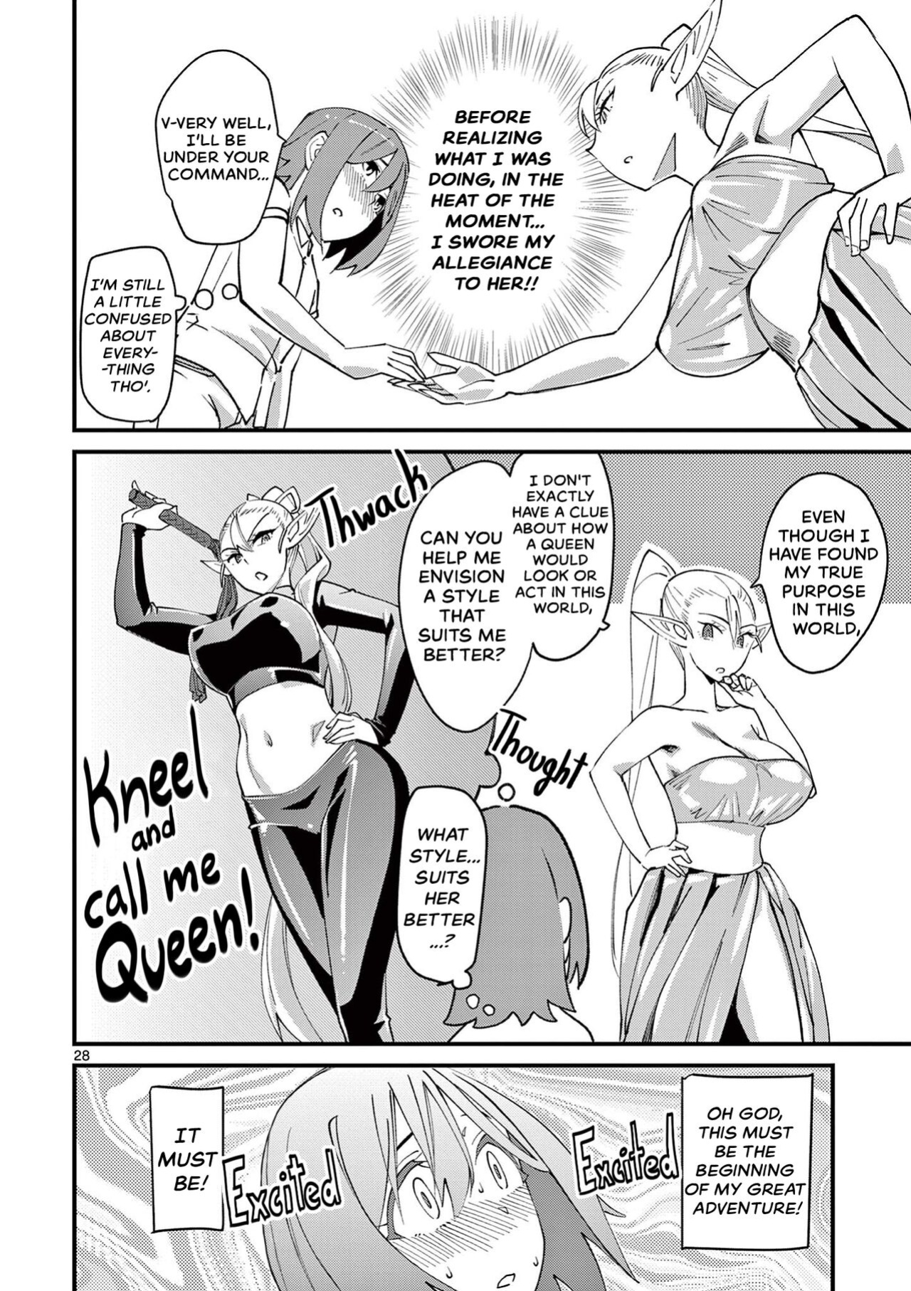 [clover] Elf ga Joou-sama! Ch. 1 | That Elf is My Queen! Ch. 1 Vol.1 [The Crimson Star TL]