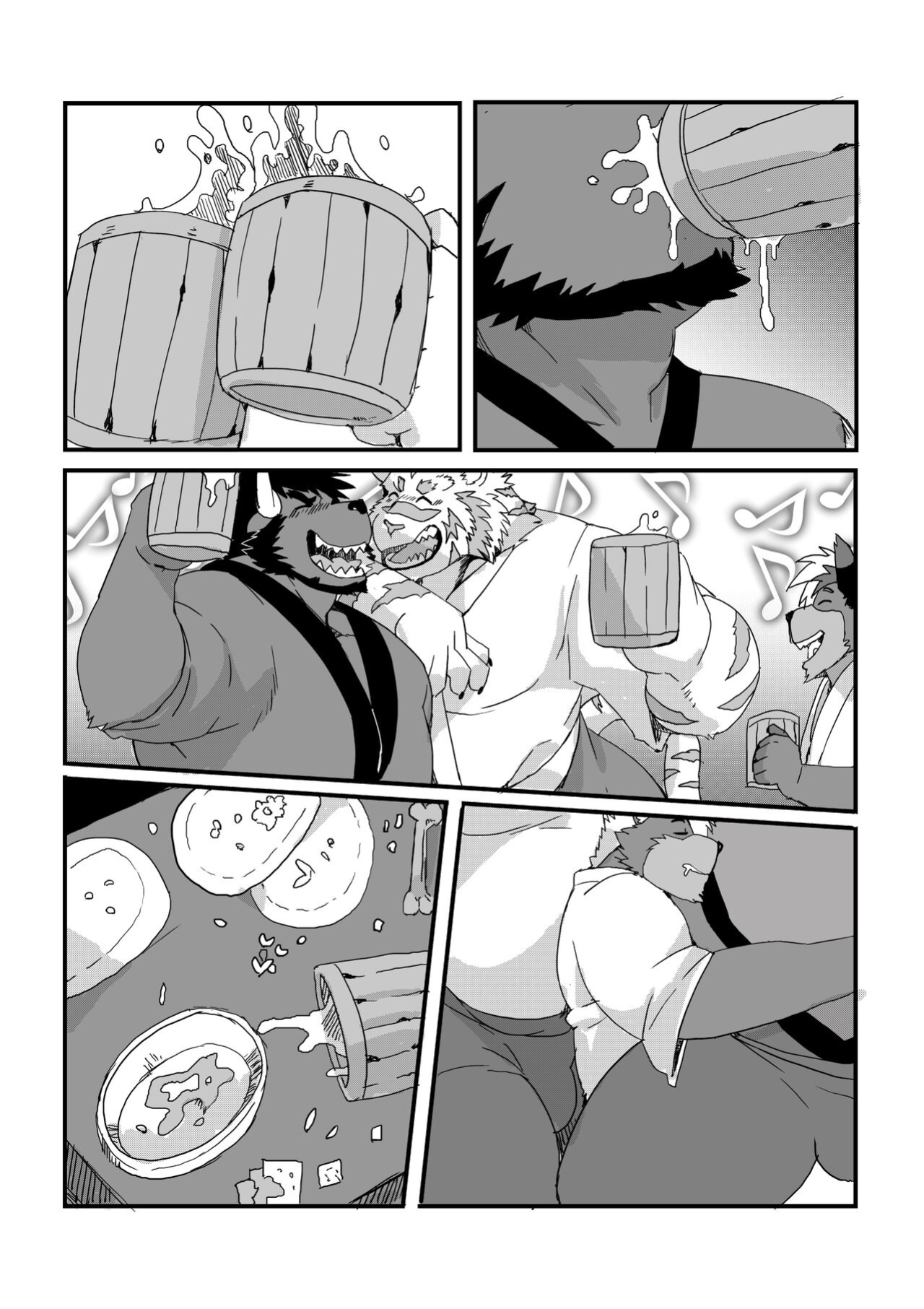 [LucusOLD] Happy Dinner With Big Guys - Youhei Doujinshi