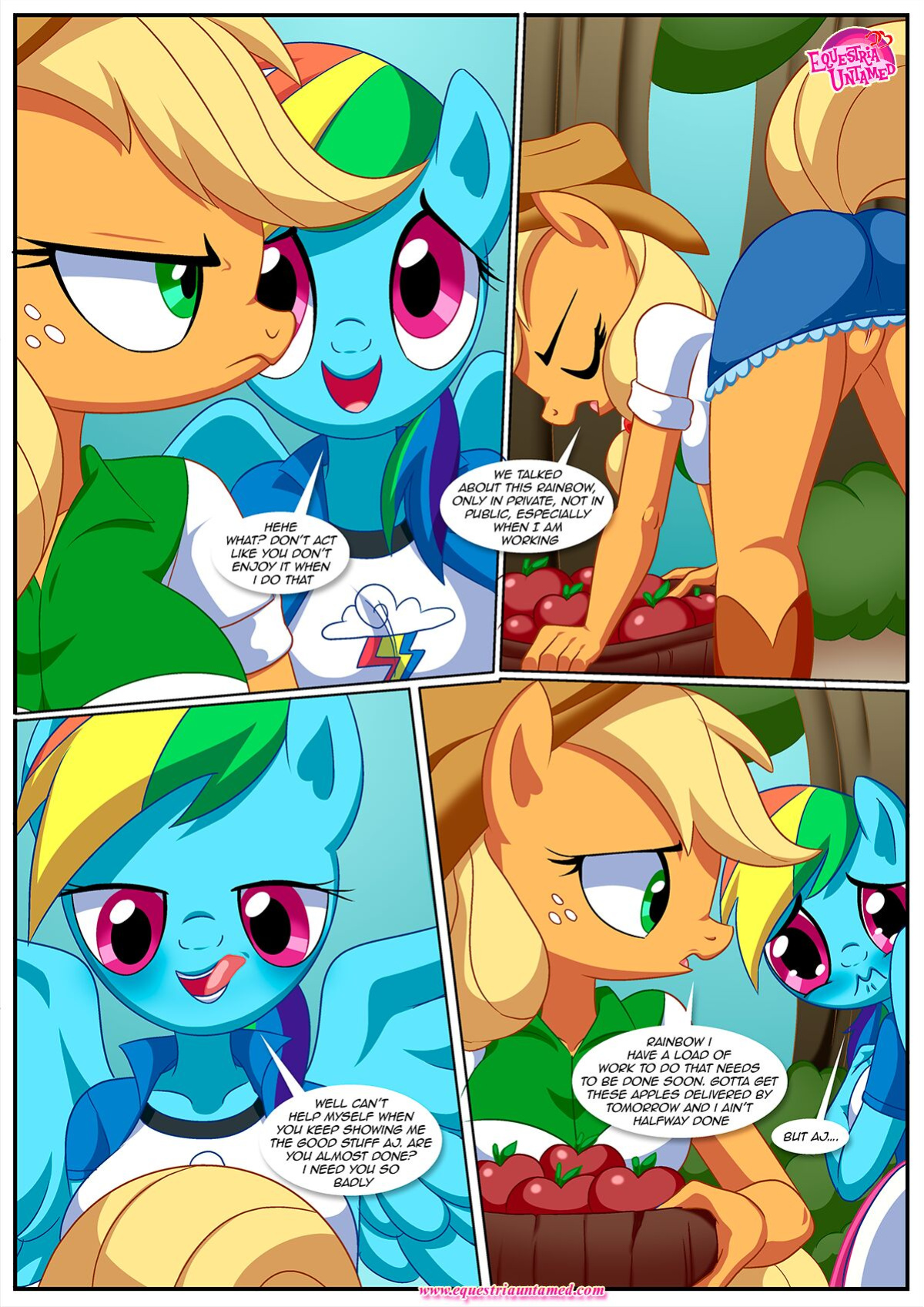 [Palcomix] Behind Closed Barn Doors | (My Little Pony: Friendship is Magic) (Complete)