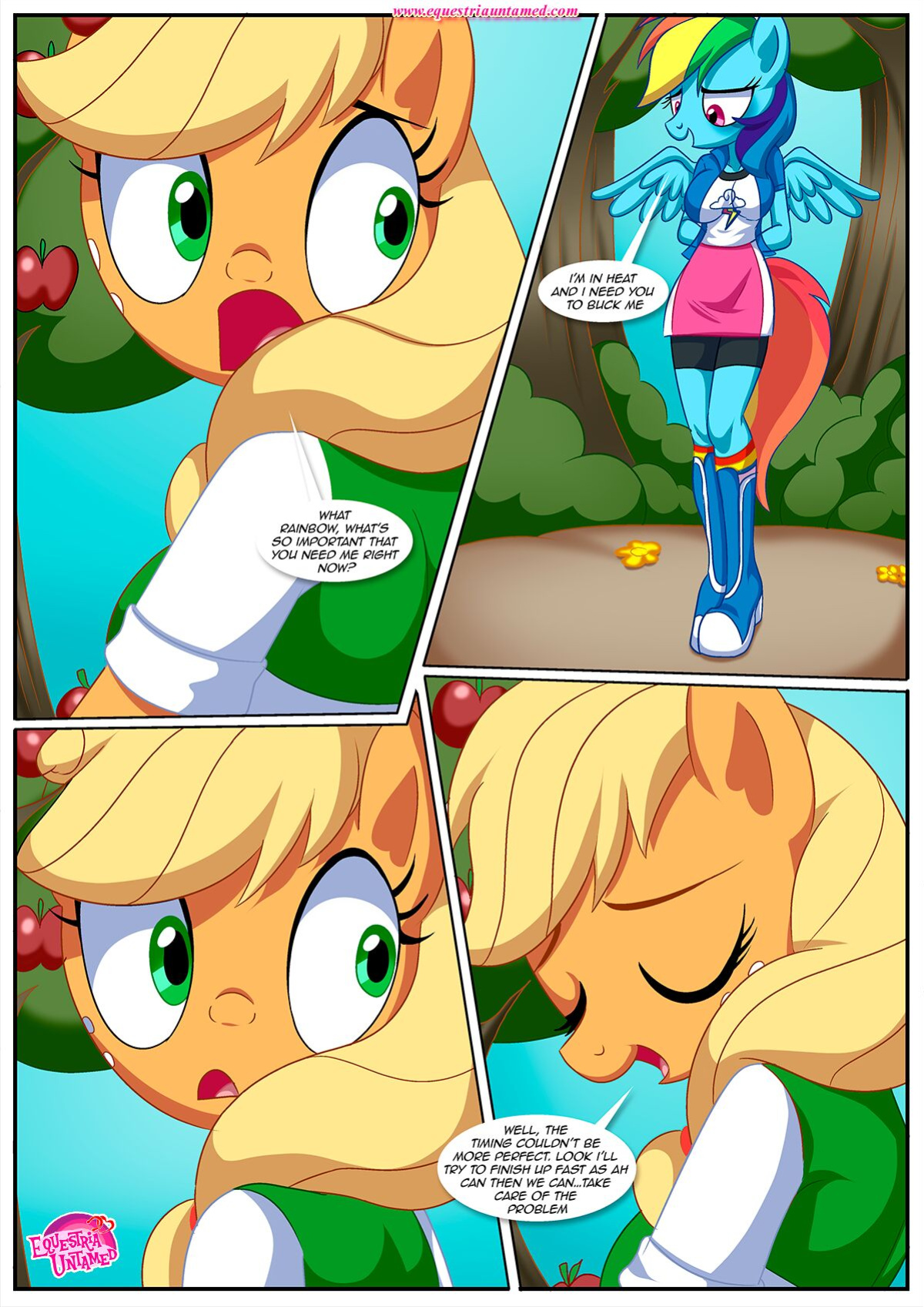 [Palcomix] Behind Closed Barn Doors | (My Little Pony: Friendship is Magic) (Complete)