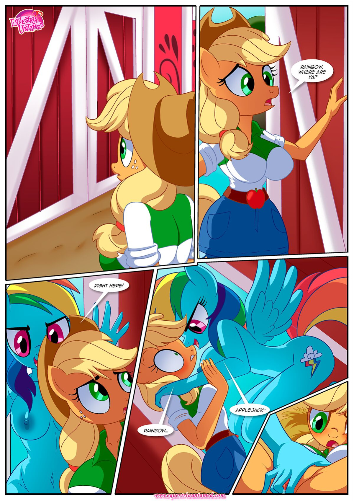 [Palcomix] Behind Closed Barn Doors | (My Little Pony: Friendship is Magic) (Complete)