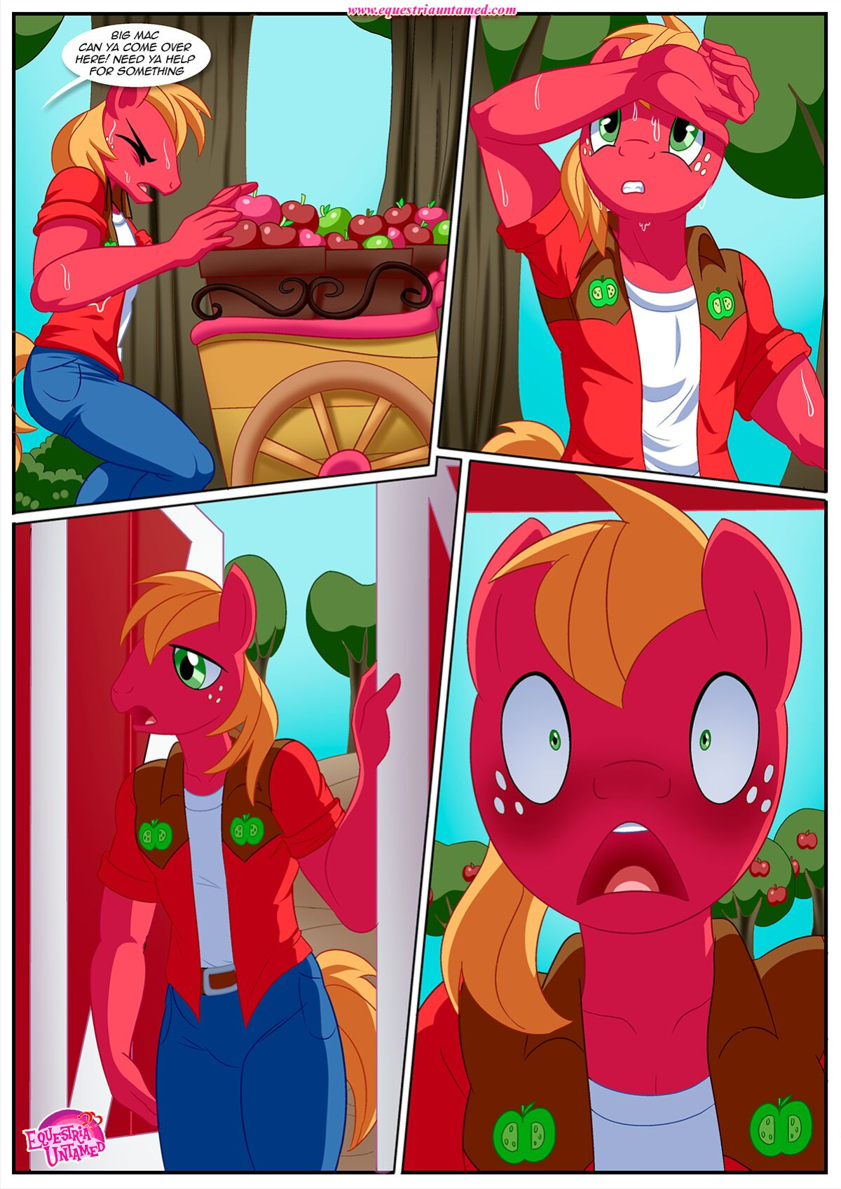 [Palcomix] Behind Closed Barn Doors | (My Little Pony: Friendship is Magic) (Complete)