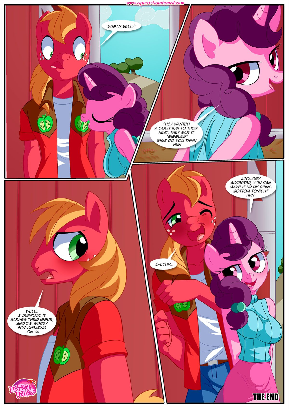[Palcomix] Behind Closed Barn Doors | (My Little Pony: Friendship is Magic) (Complete)