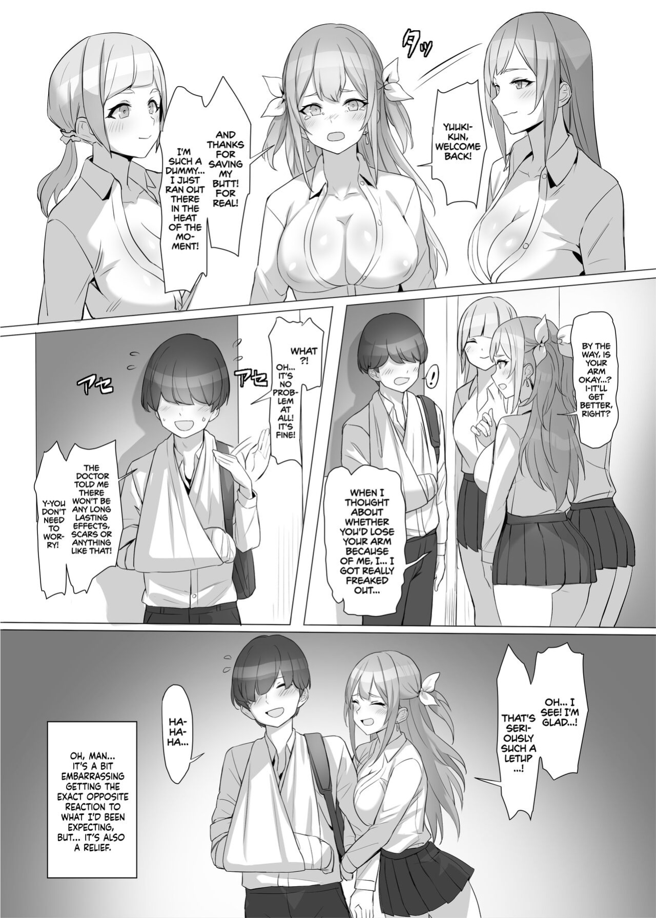 [Shiroganean (Kuromogu)] Gal o Tasuketara Isekai Tenseikyuu no ReaJuu Seikatsu ga Hajimatta!? | I Saved a Gyaru and Now I'm a Normie!? [head empty + friends]