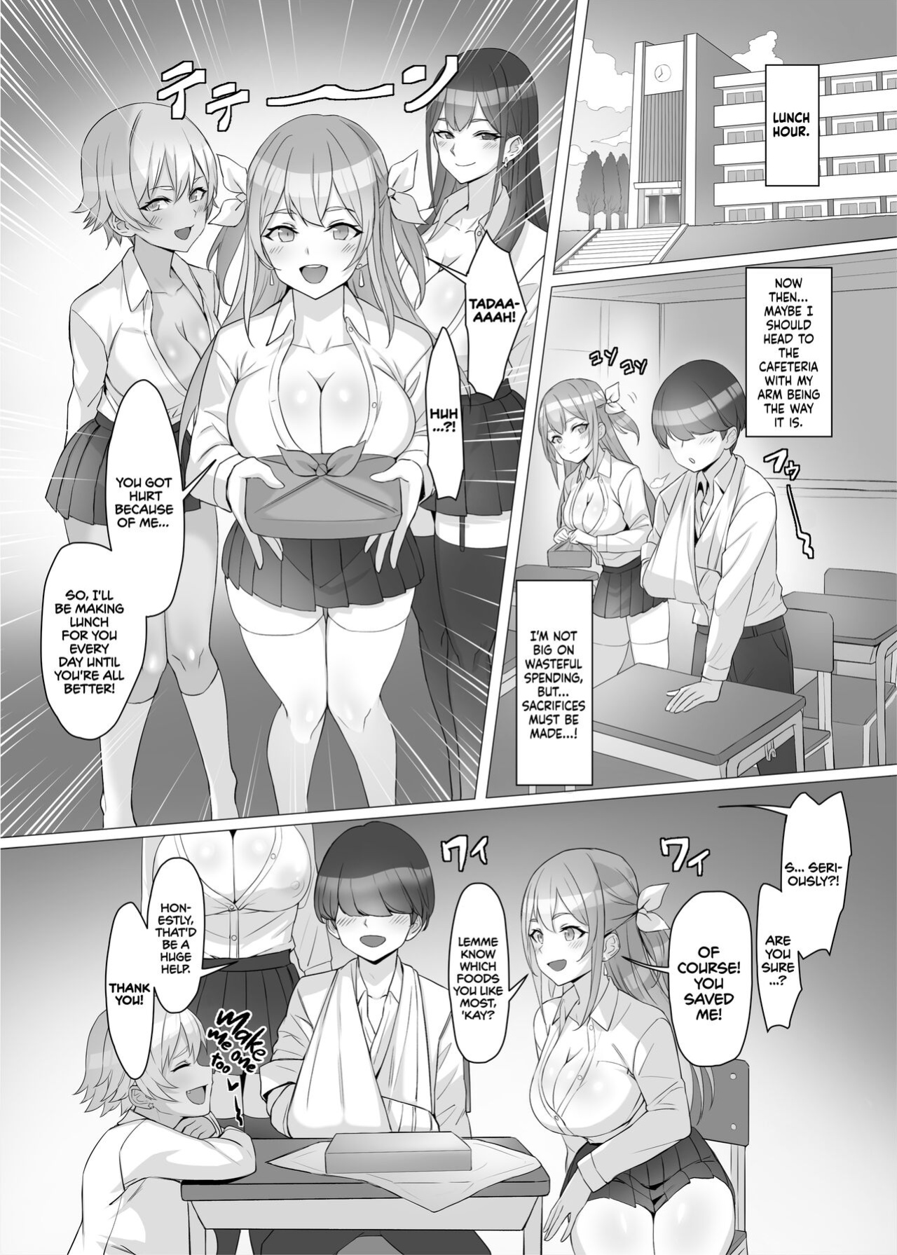 [Shiroganean (Kuromogu)] Gal o Tasuketara Isekai Tenseikyuu no ReaJuu Seikatsu ga Hajimatta!? | I Saved a Gyaru and Now I'm a Normie!? [head empty + friends]