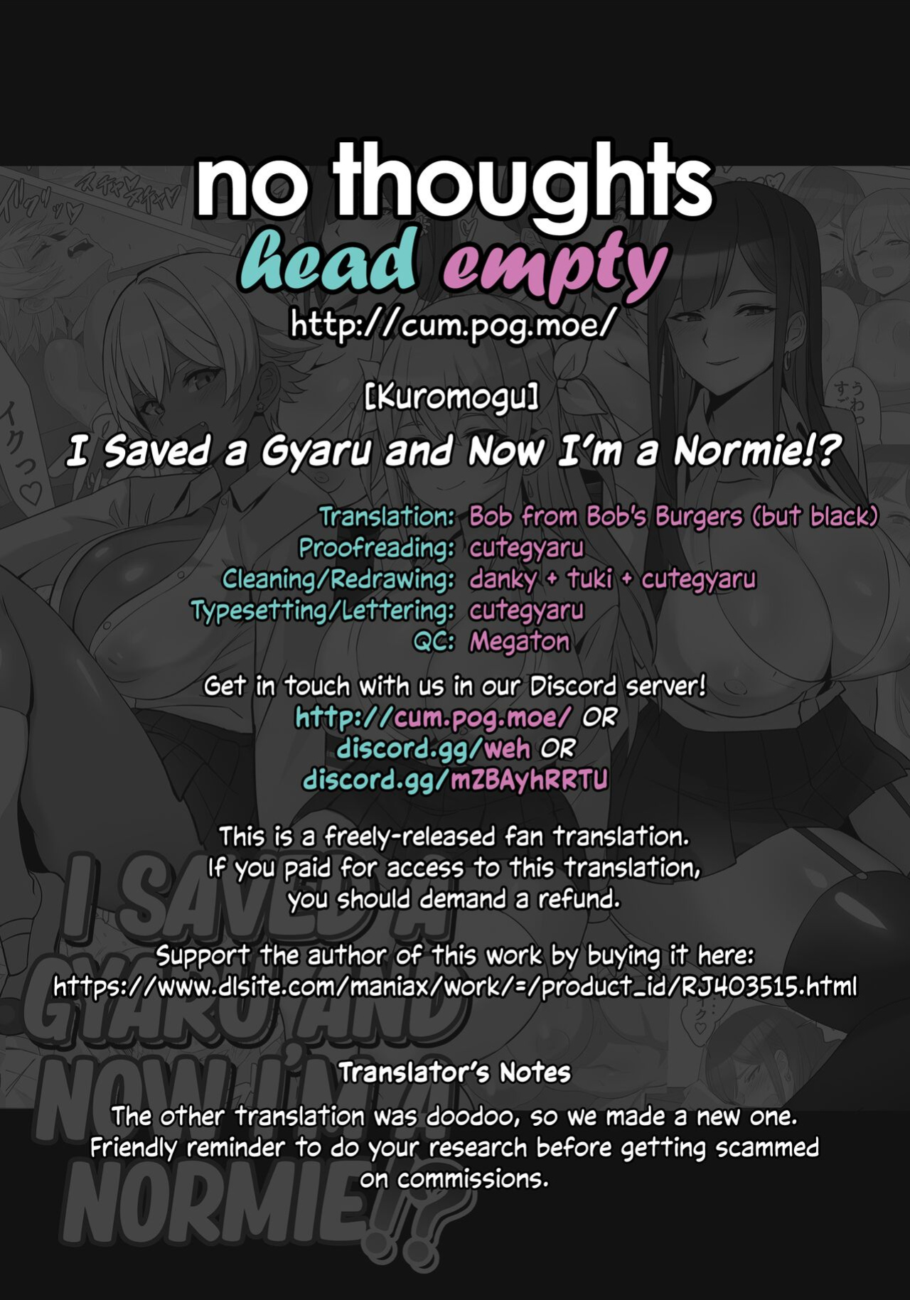 [Shiroganean (Kuromogu)] Gal o Tasuketara Isekai Tenseikyuu no ReaJuu Seikatsu ga Hajimatta!? | I Saved a Gyaru and Now I'm a Normie!? [head empty + friends]