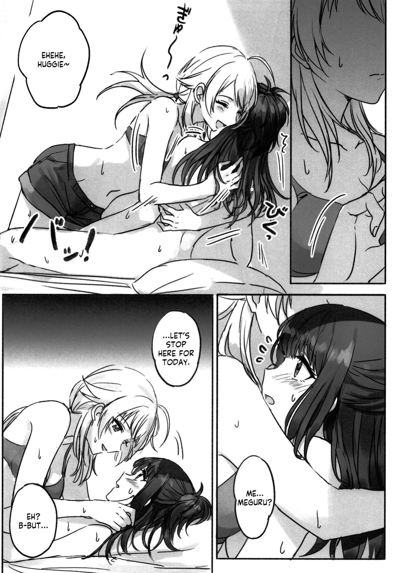 (2021-03 Akihabara Chou Doujinsai) [Tsuki no Uragawa (Romi)] Hachimiya-san to Kazano-san wa Sex ga Dekinai (THE iDOLM@STER: Shiny Colors) [GenericWeeb]