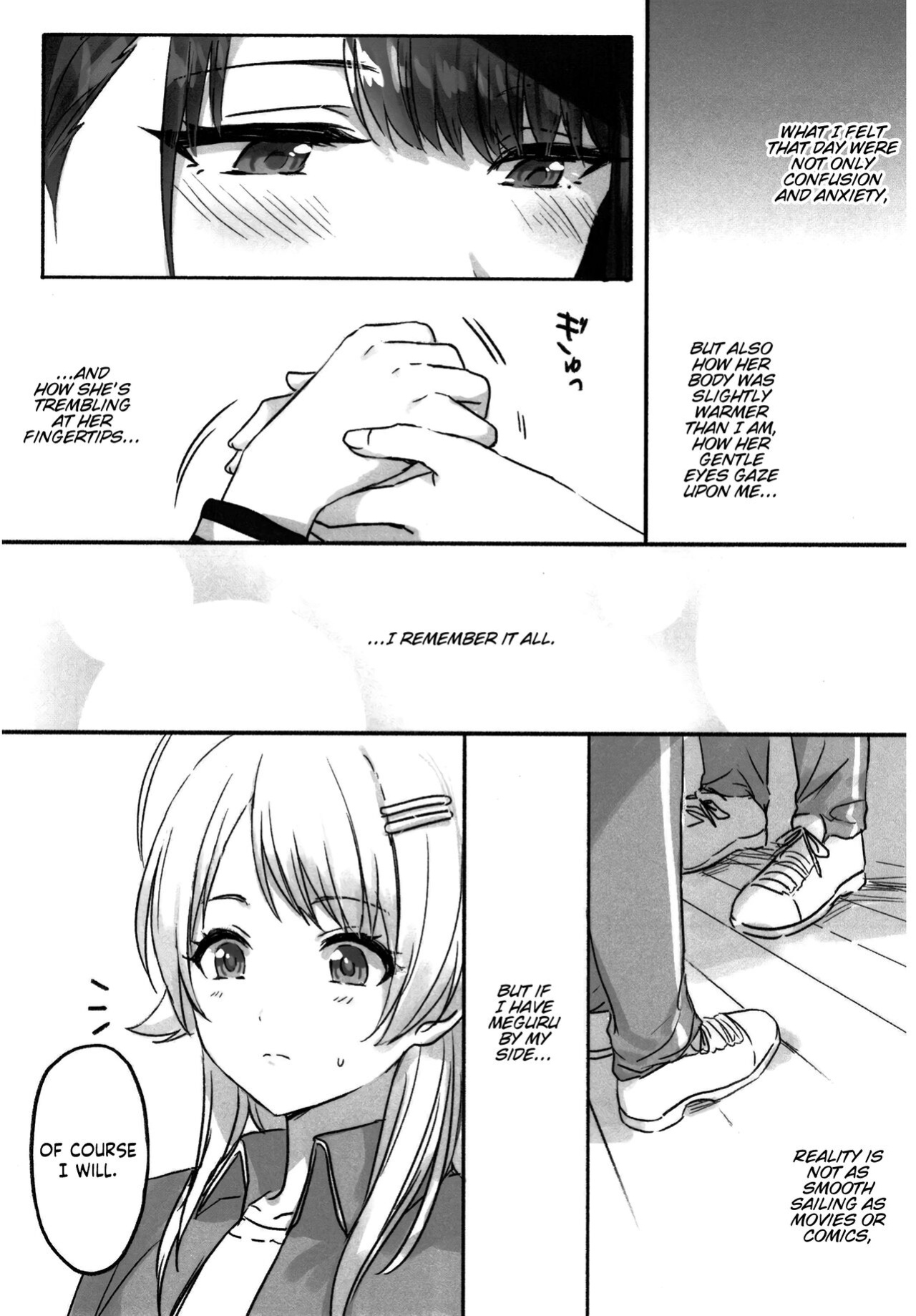 (2021-03 Akihabara Chou Doujinsai) [Tsuki no Uragawa (Romi)] Hachimiya-san to Kazano-san wa Sex ga Dekinai (THE iDOLM@STER: Shiny Colors) [GenericWeeb]