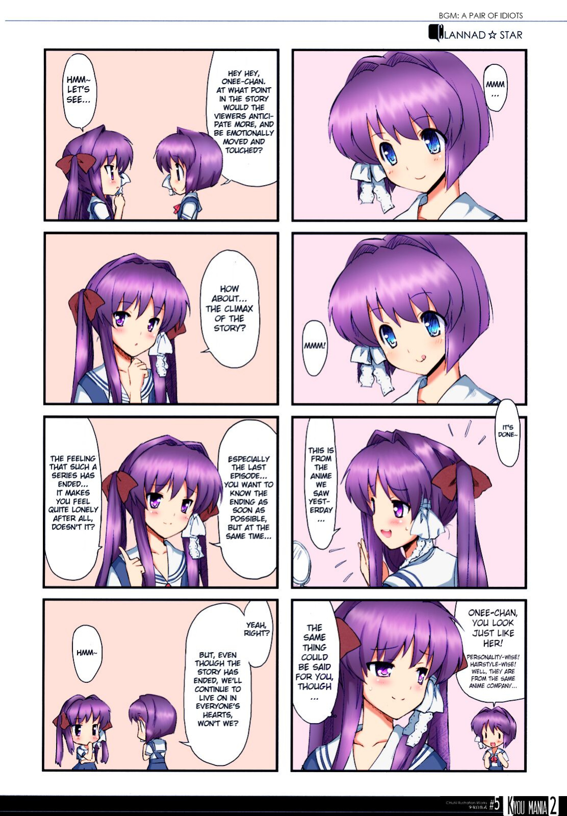 (COMIC1☆3) [Fuuma Kekkai, Friendly Sky (CHuN)] Kyou Mania 2 (Clannad: After Story) [Hen_Colorist] [Colorized]