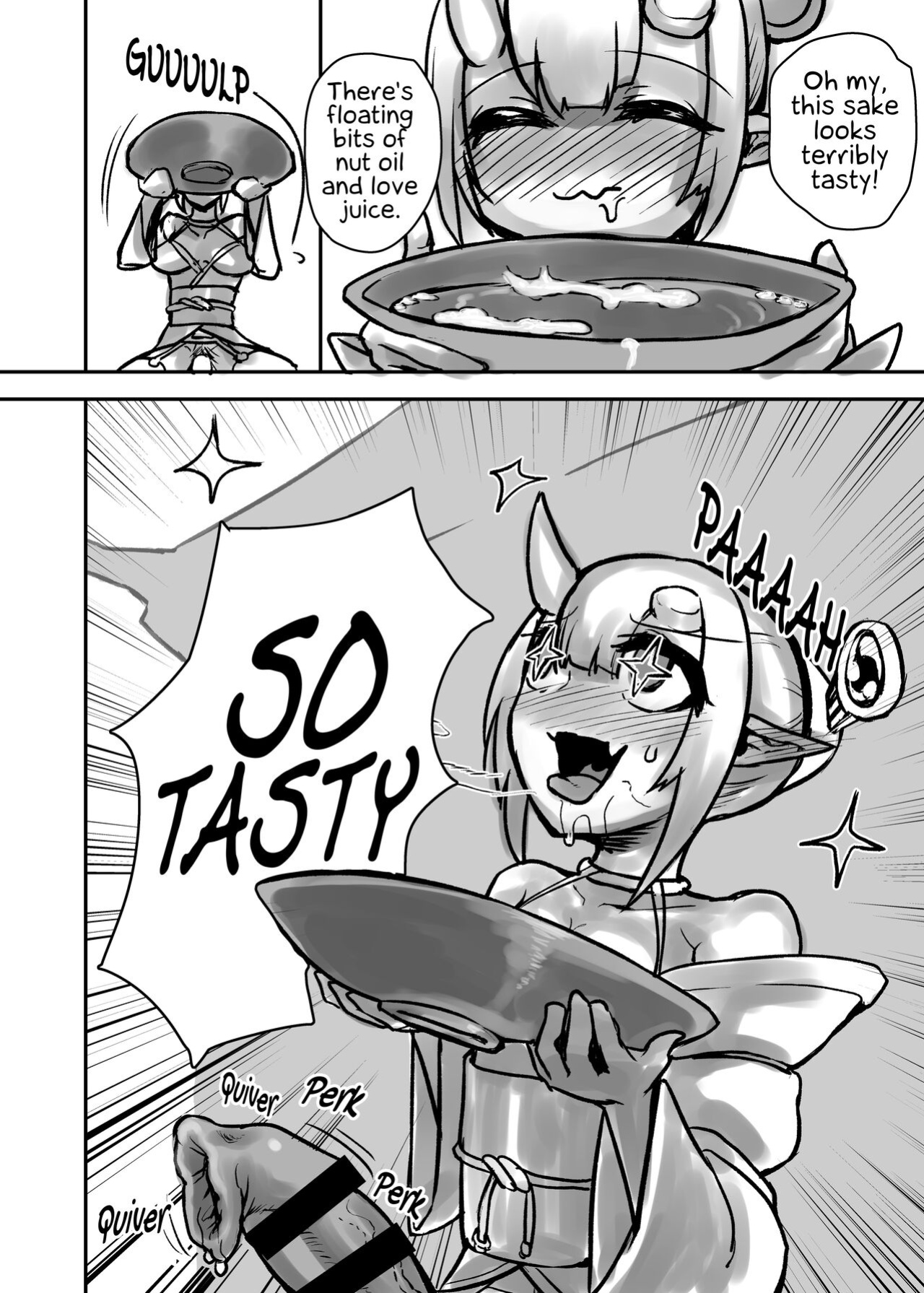 [Nisin Sansin (Nisin)] Futanari Oni no Onitamazake | Futanari Demon's Oni Nut Sake