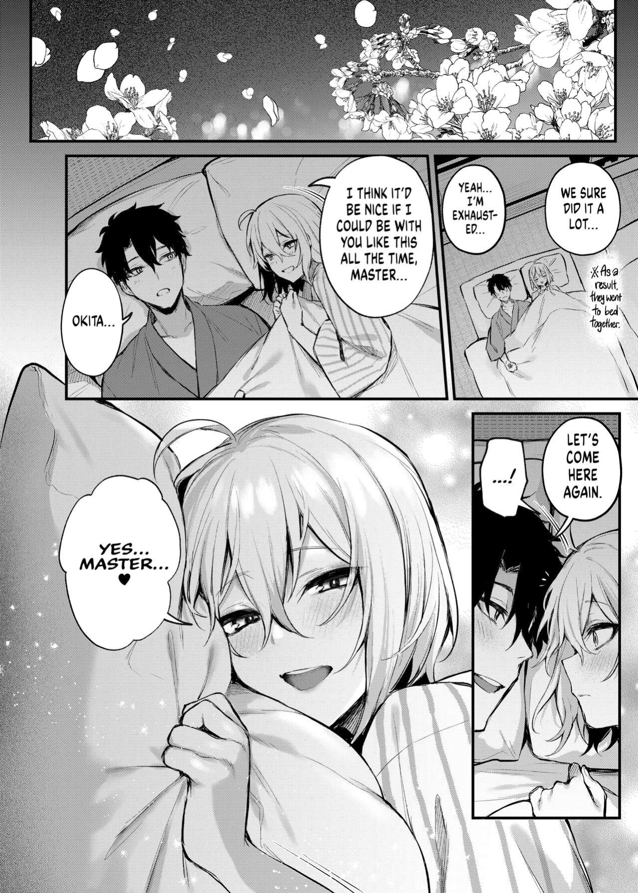 [Osenbei no Mori (Danimaru)] Okita no Yu | Okita's Hot Spring (Fate/Grand Order) [UncontrolSwitch + Head Empty]