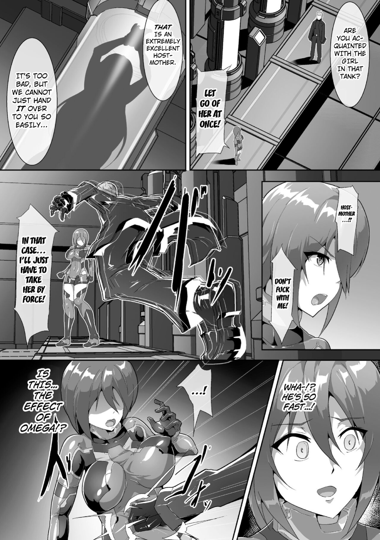 [NANDZ] Alpha and Omega (2D Comic Magazine Capsule Kan Seigi no Heroine Mesu Ochi Jikken! Vol. 1) [Kuraudo]
