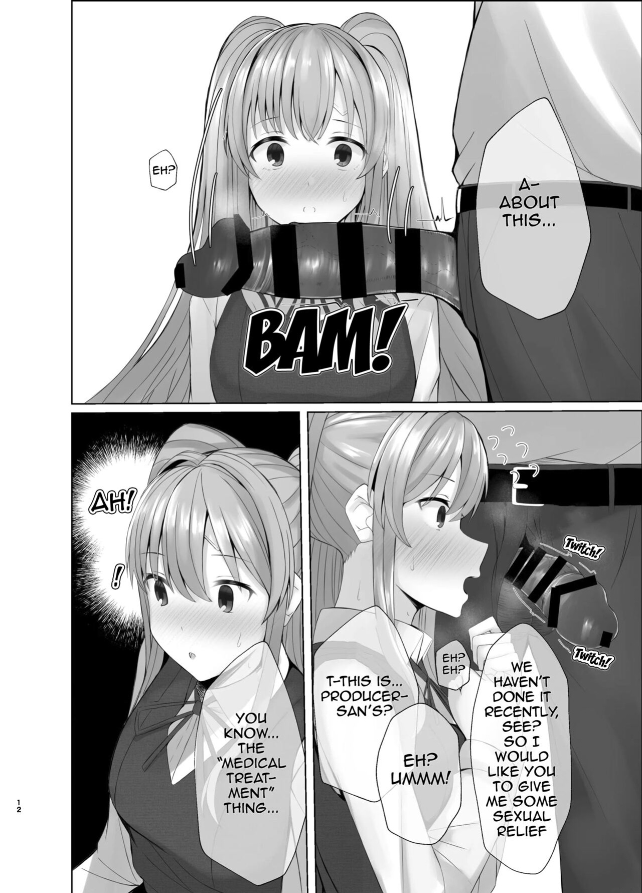 [BLUEhistory (Kurotane)] Kiriko ni Saimin de Iryou Koui to Shoushite Ecchi na Koto o suru Hon | A book about casting hypnosis on Kiriko to make her do lewd stuff as medical treatment (THE iDOLM@STER: Shiny Colors) [Im Simon! 93.7]