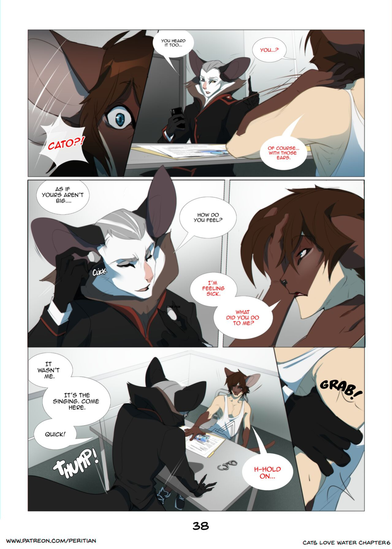 [Peritian] Cats love water 6