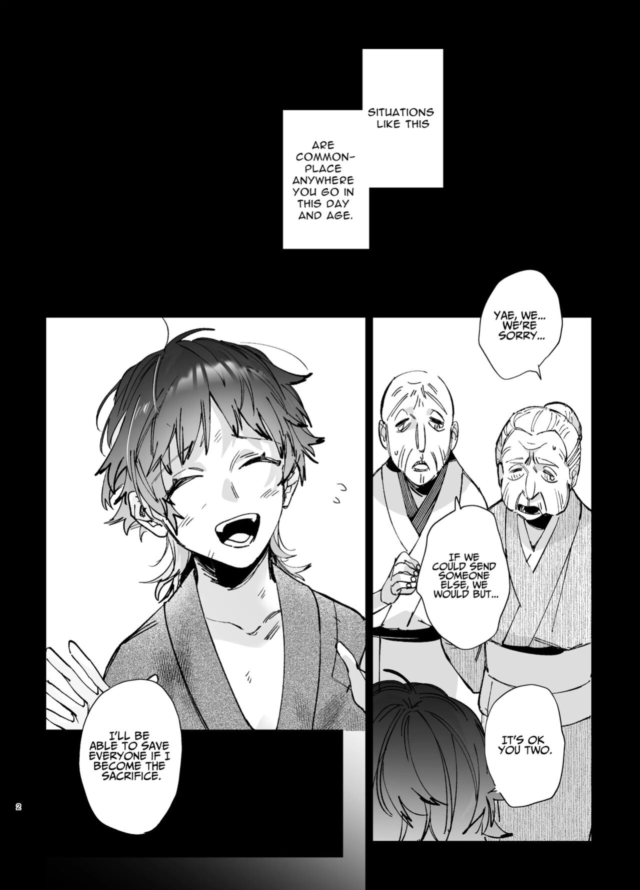 [Umenegi Daimyoujin (Umekoppe)] Ikenie Onna Wa Kodokuna Kijin Sama Ni Ban Kōbi De To Sareru | The Sacrificial Maiden Corrupted by Coupling With an Oni