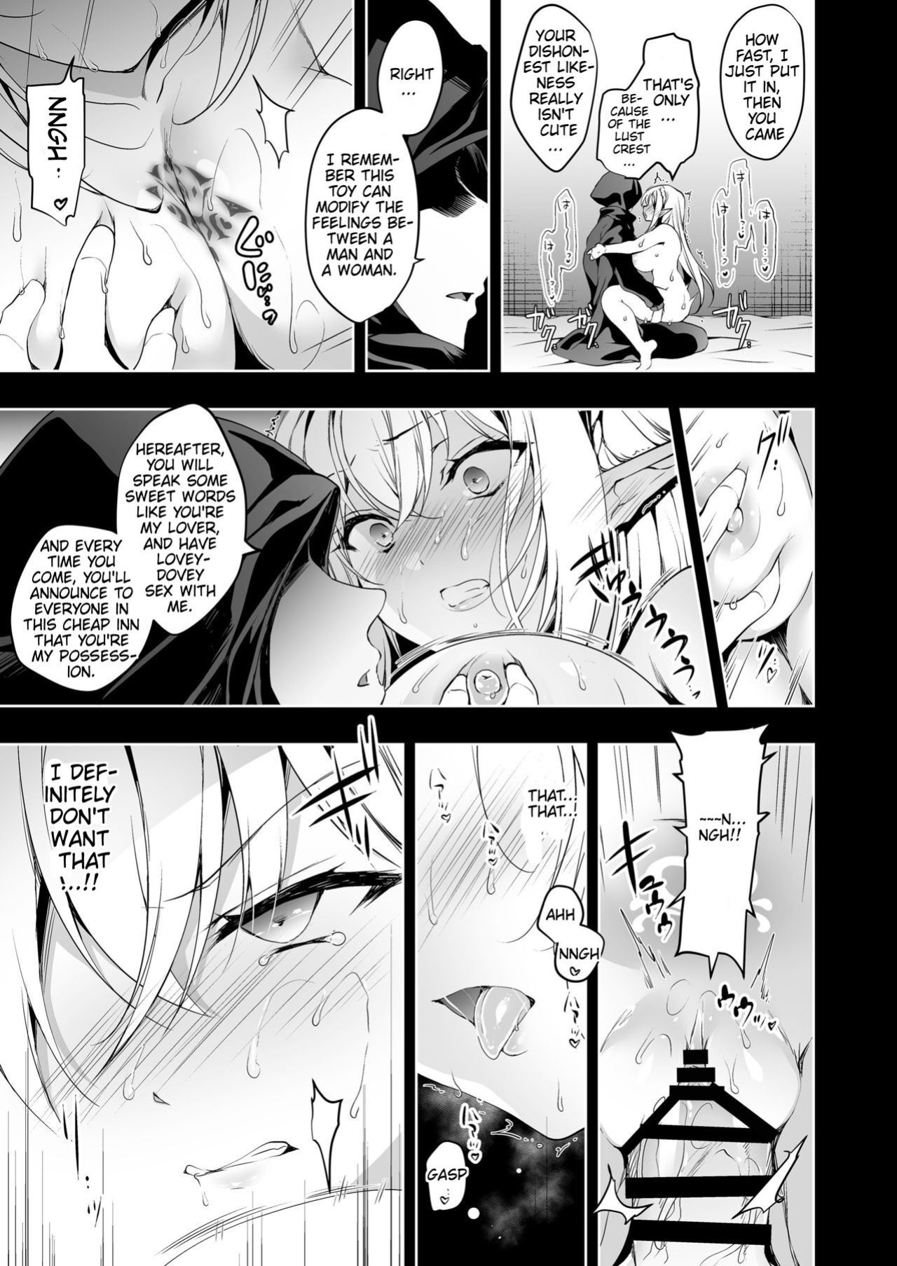 [Ninokoya (Ninoko)] Elf ni Inmon o Tsukeru Hon LEVEL:2 [Stressful Scans]