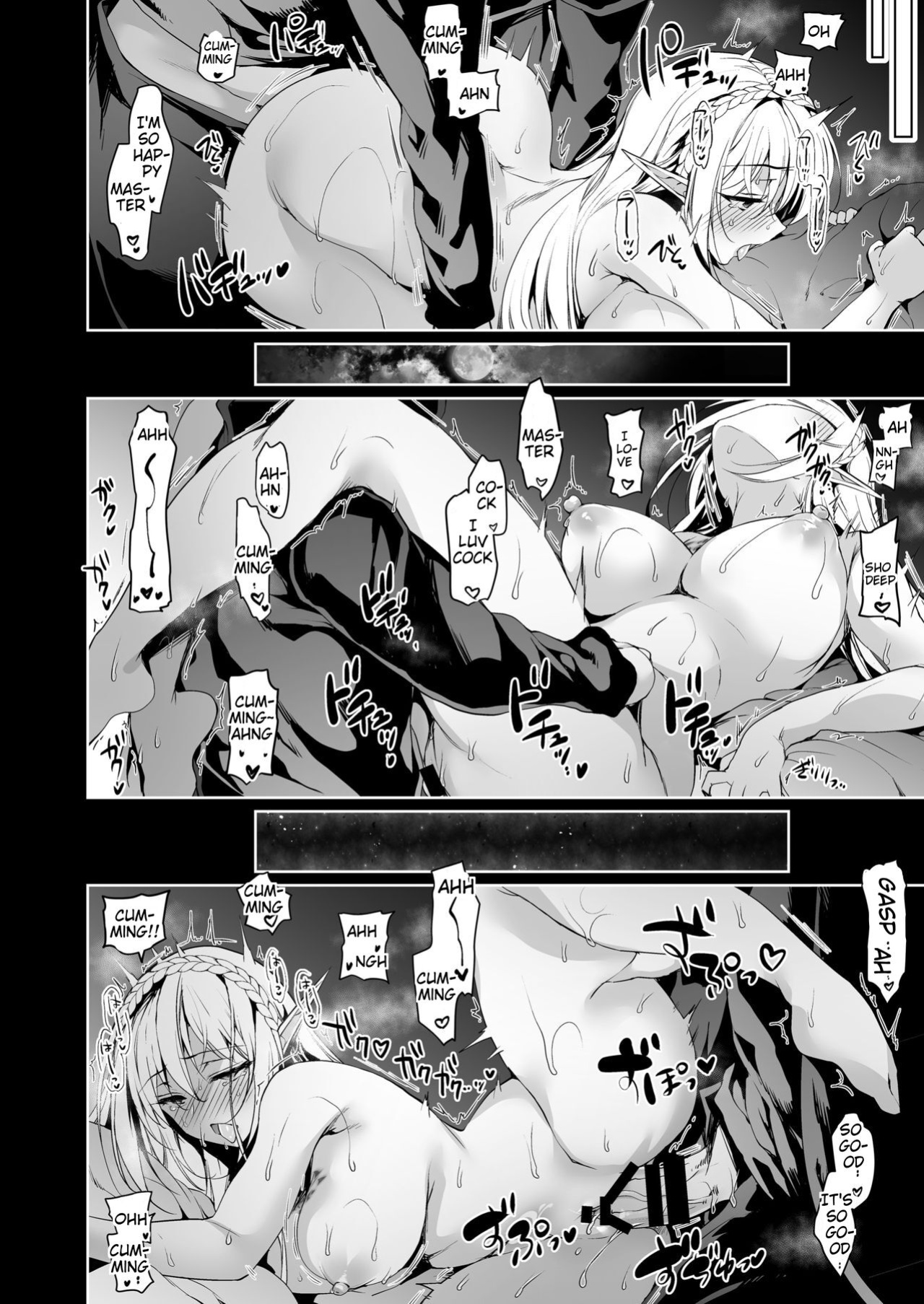 [Ninokoya (Ninoko)] Elf ni Inmon o Tsukeru Hon LEVEL:2 [Stressful Scans]