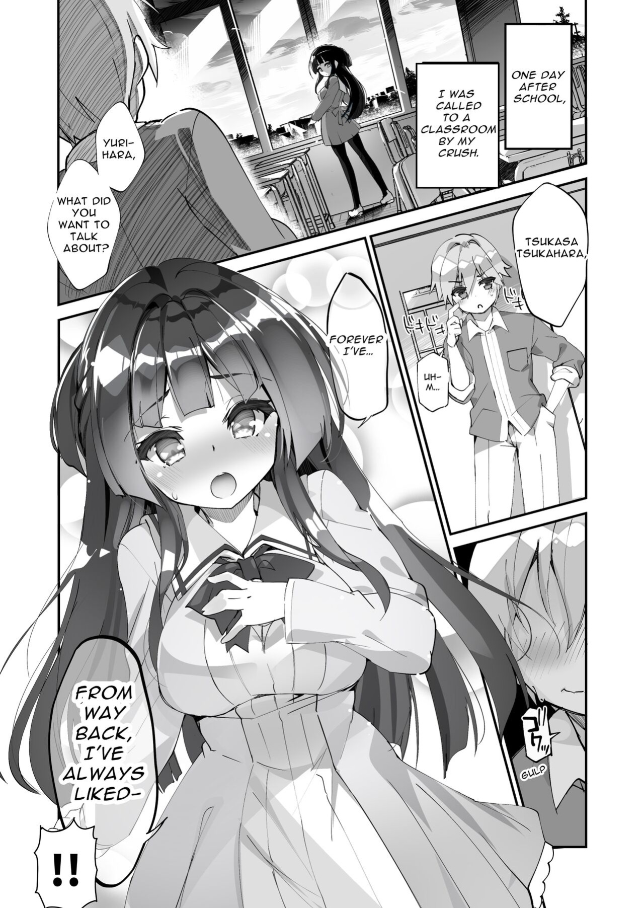[A-WALKs (Fujishima Sei1go)] Yuri ni Kokurarete Josou Play Saserareru Hanashi